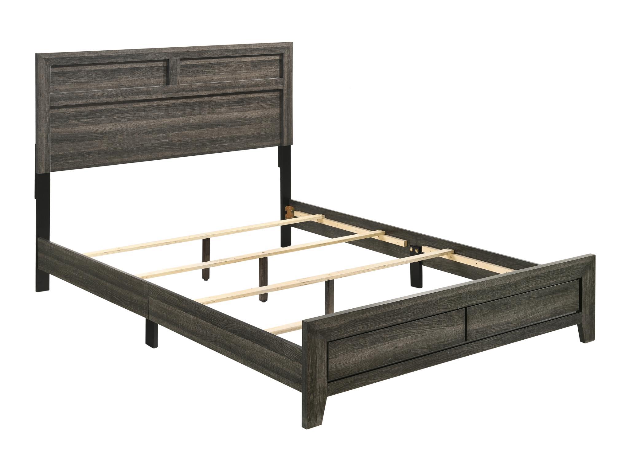 

        
Bernards Furniture ISAAC 1370-104 Panel Bed Gray  708939137018
