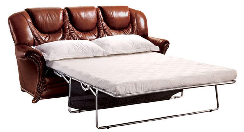 

    
Brown Premium Bonded Leather Sofa Bed Set Set 3 Pcs Contemporary Luca Home
