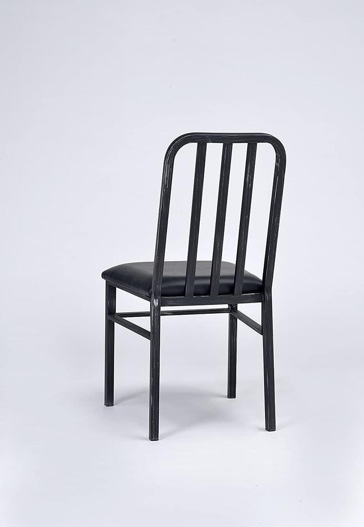 

    
Acme Furniture Jodie Side Chair Set Brown Oak/Black 71997-2pcs
