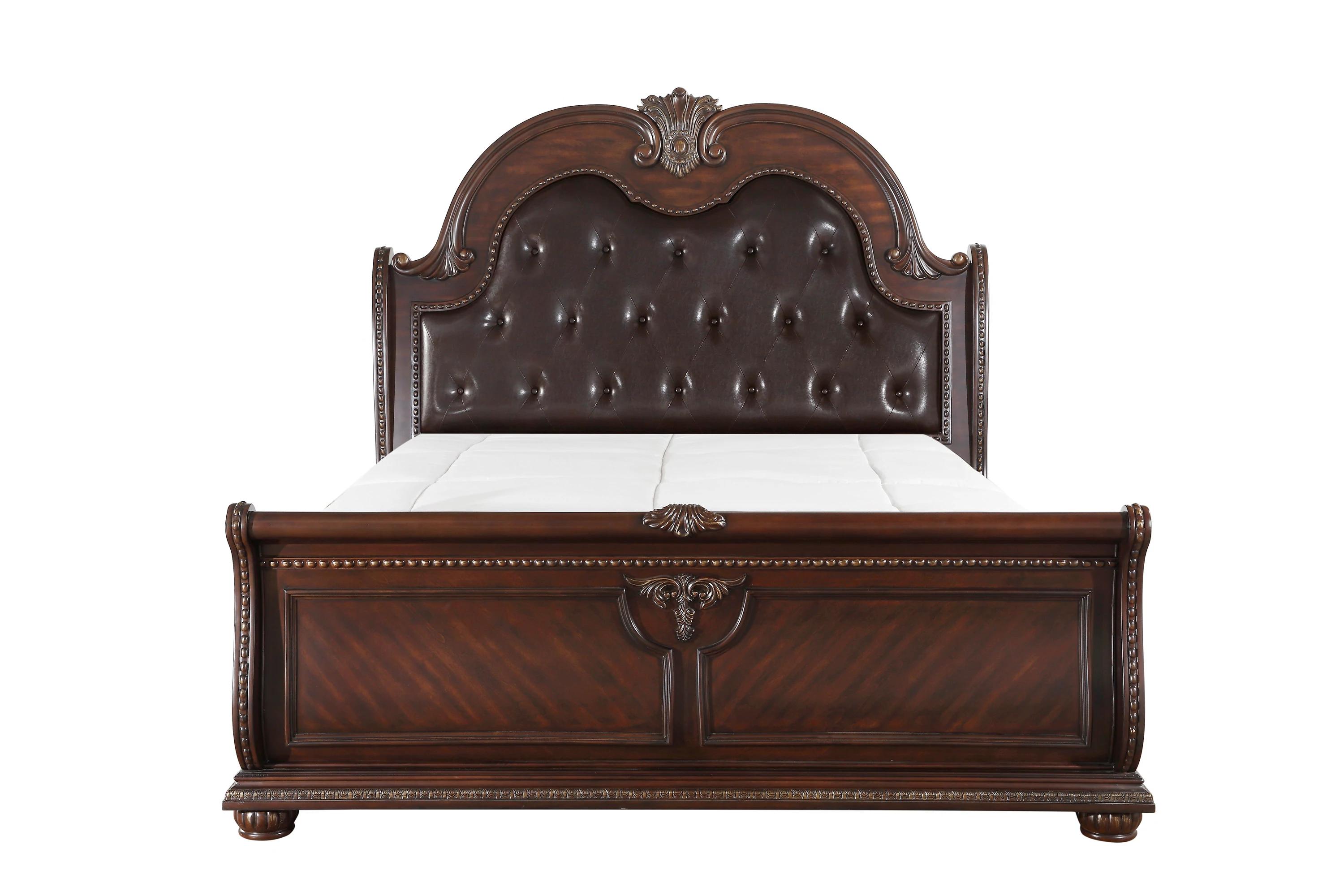 

    
Crown Mark Stanley Panel Bed Brown B1600-Q-Bed
