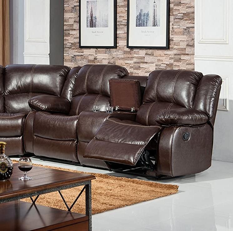 

                    
McFerran Furniture SF3595 Reclining Sectional Brown Leather Match Purchase 
