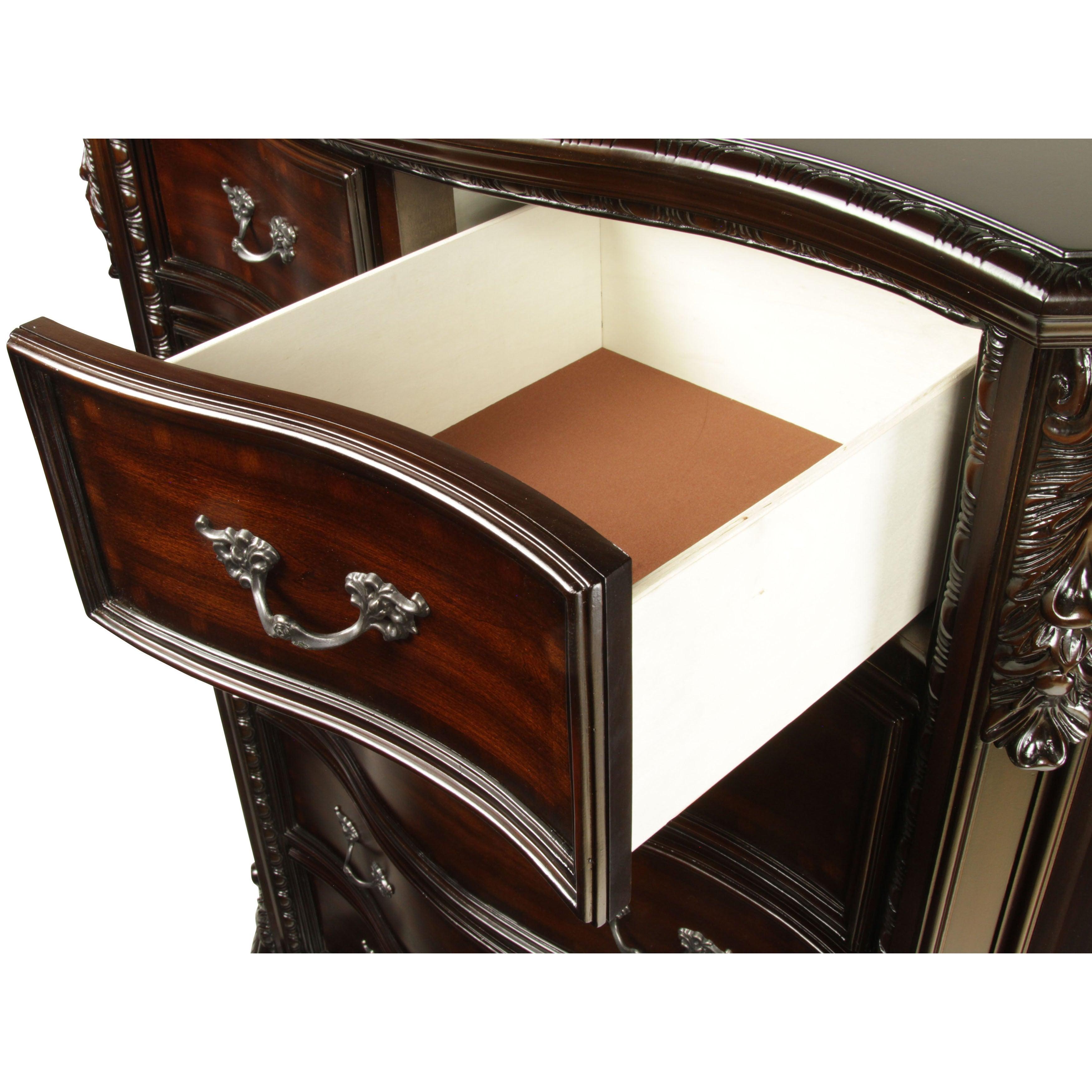 

    
CM7296DA-C-EK-5PC-C Brown Upholstered King Canopy Bedroom Set 5 w/Chest MONTE VISTA II Furniture of America
