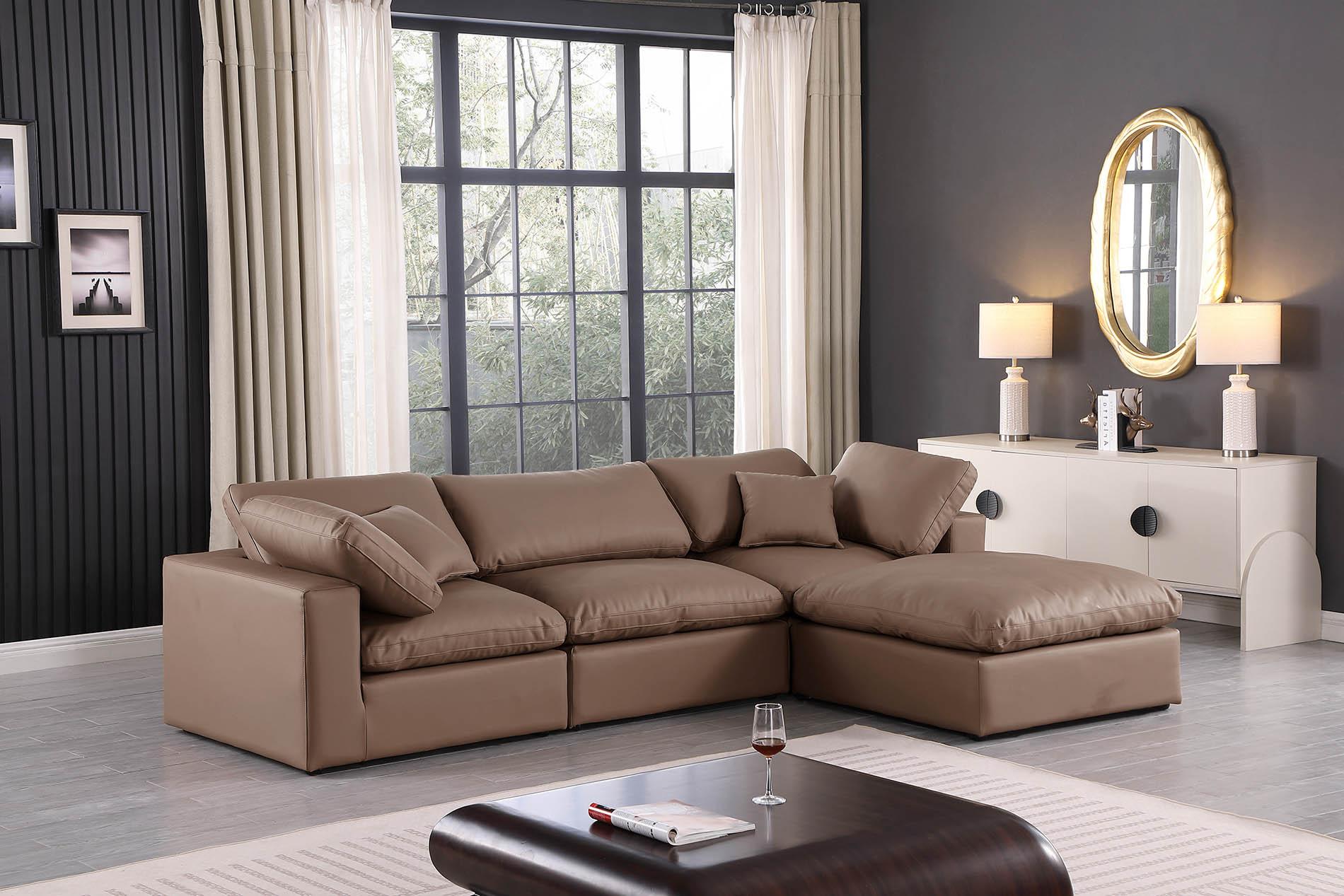 

        
Meridian Furniture 188Brown-Sec4A Modular Sectional Brown Faux Leather 094308289038
