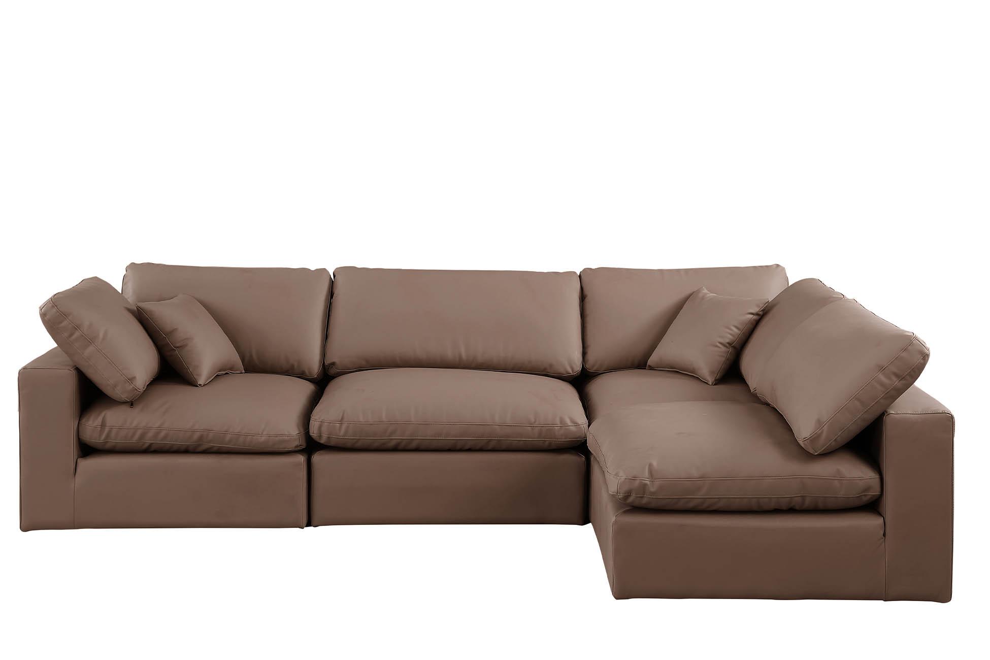 

        
Meridian Furniture 188Brown-Sec4B Modular Sectional Brown Faux Leather 094308289045
