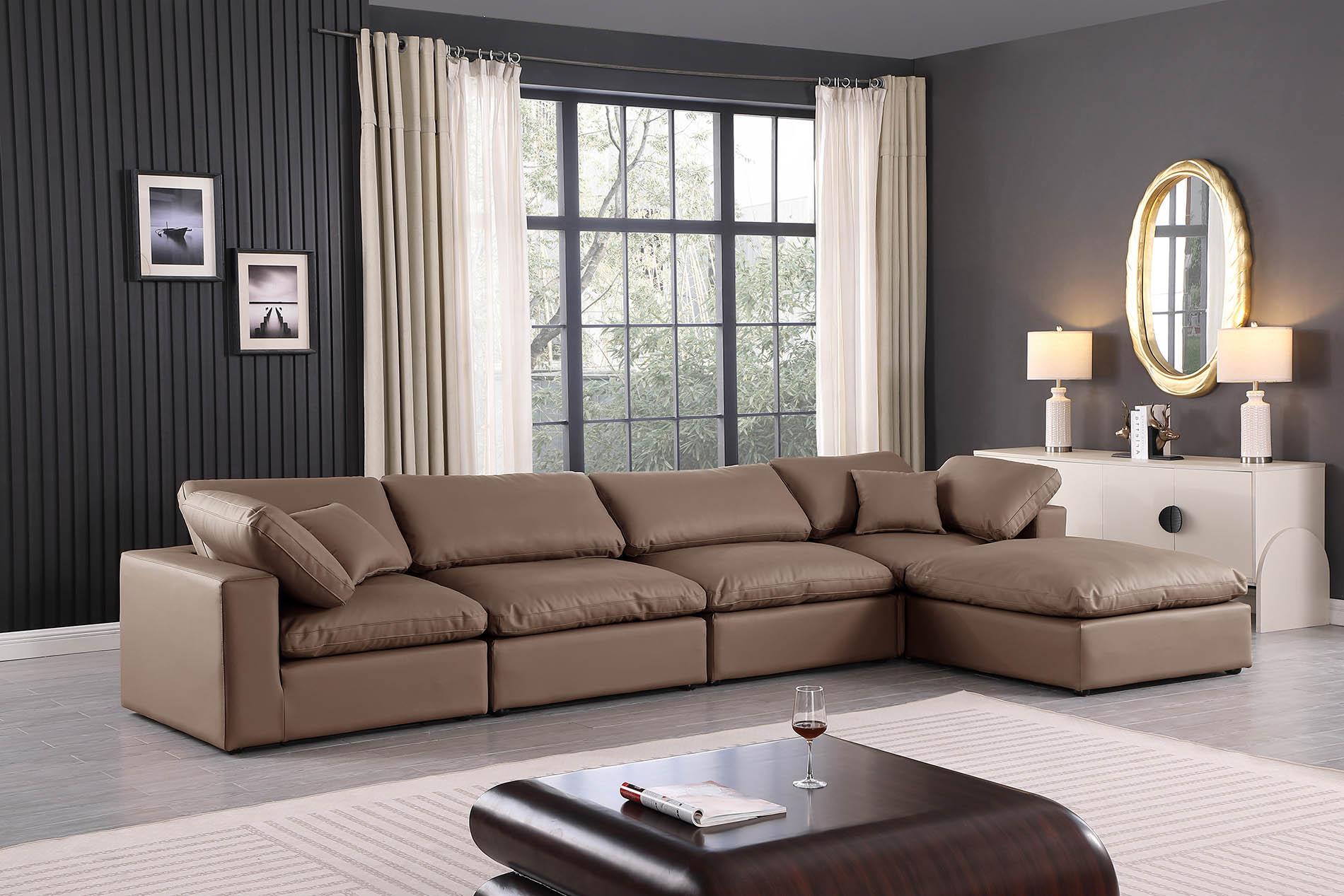 

        
Meridian Furniture 188Brown-Sec5A Modular Sectional Brown Faux Leather 094308289052
