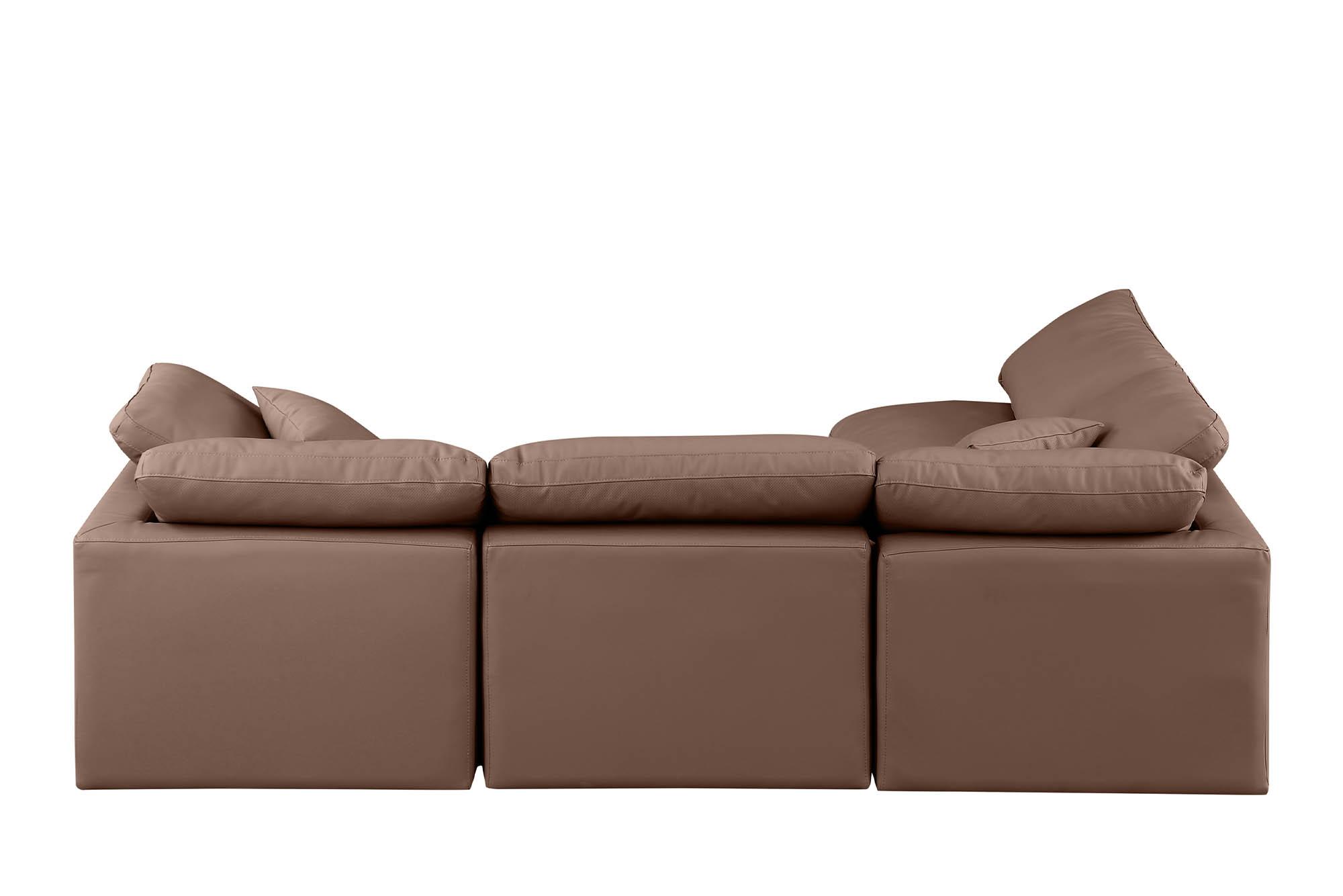 

    
146Brown-Sec4B Meridian Furniture Modular Sectional Sofa
