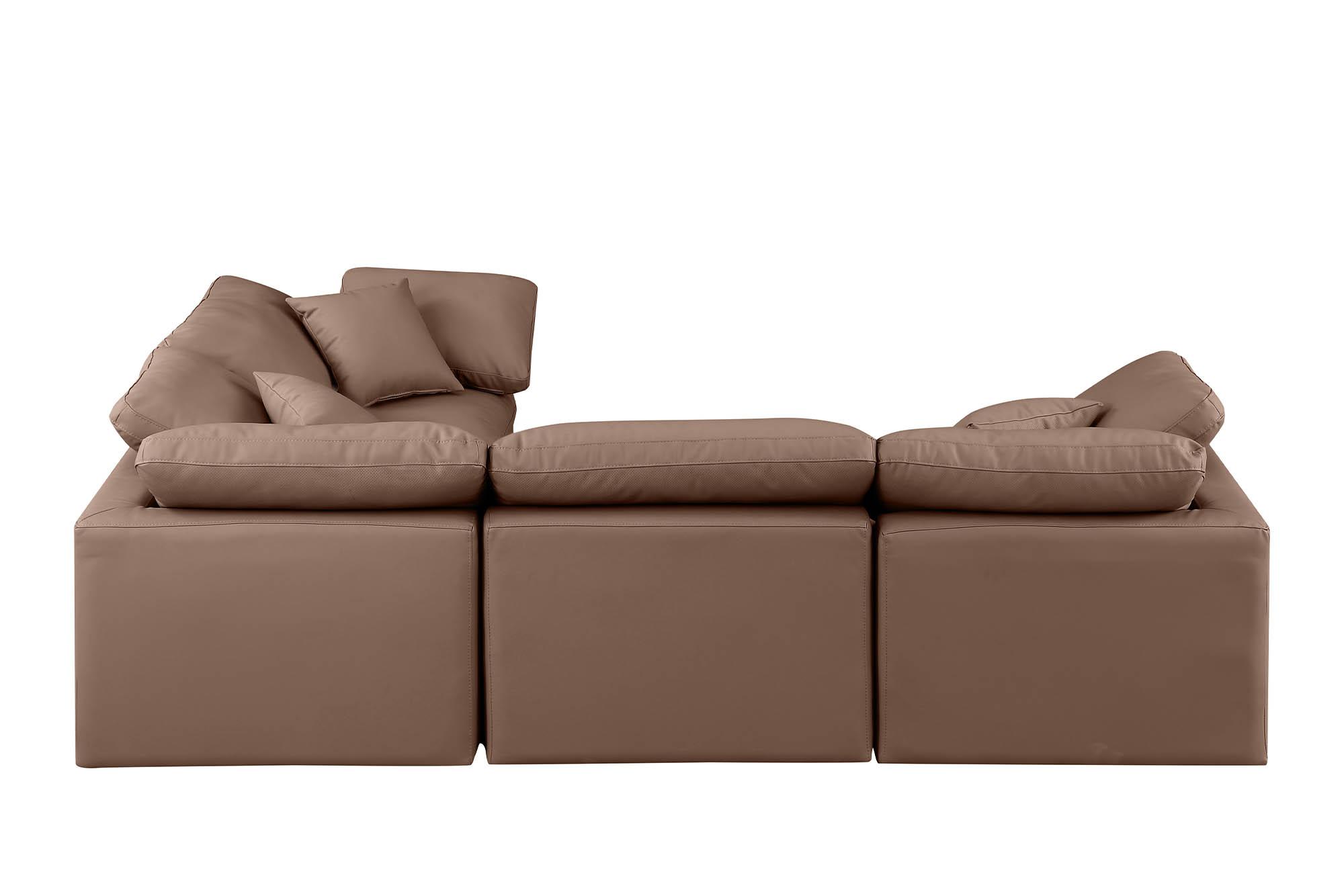 

    
146Brown-Sec4C Meridian Furniture Modular Sectional Sofa

