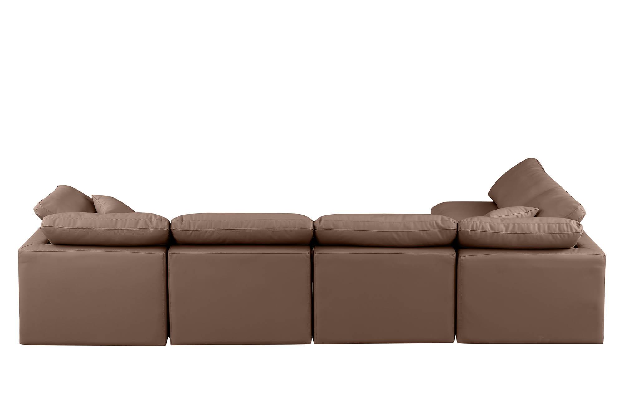 

    
146Brown-Sec5D Meridian Furniture Modular Sectional Sofa
