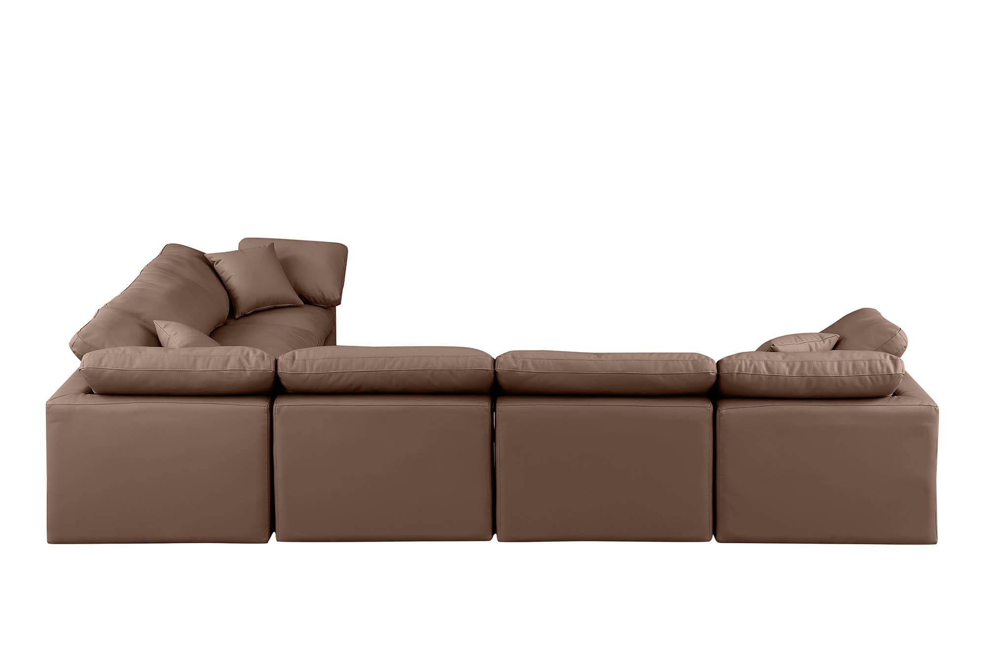 

    
146Brown-Sec6A Meridian Furniture Modular Sectional Sofa
