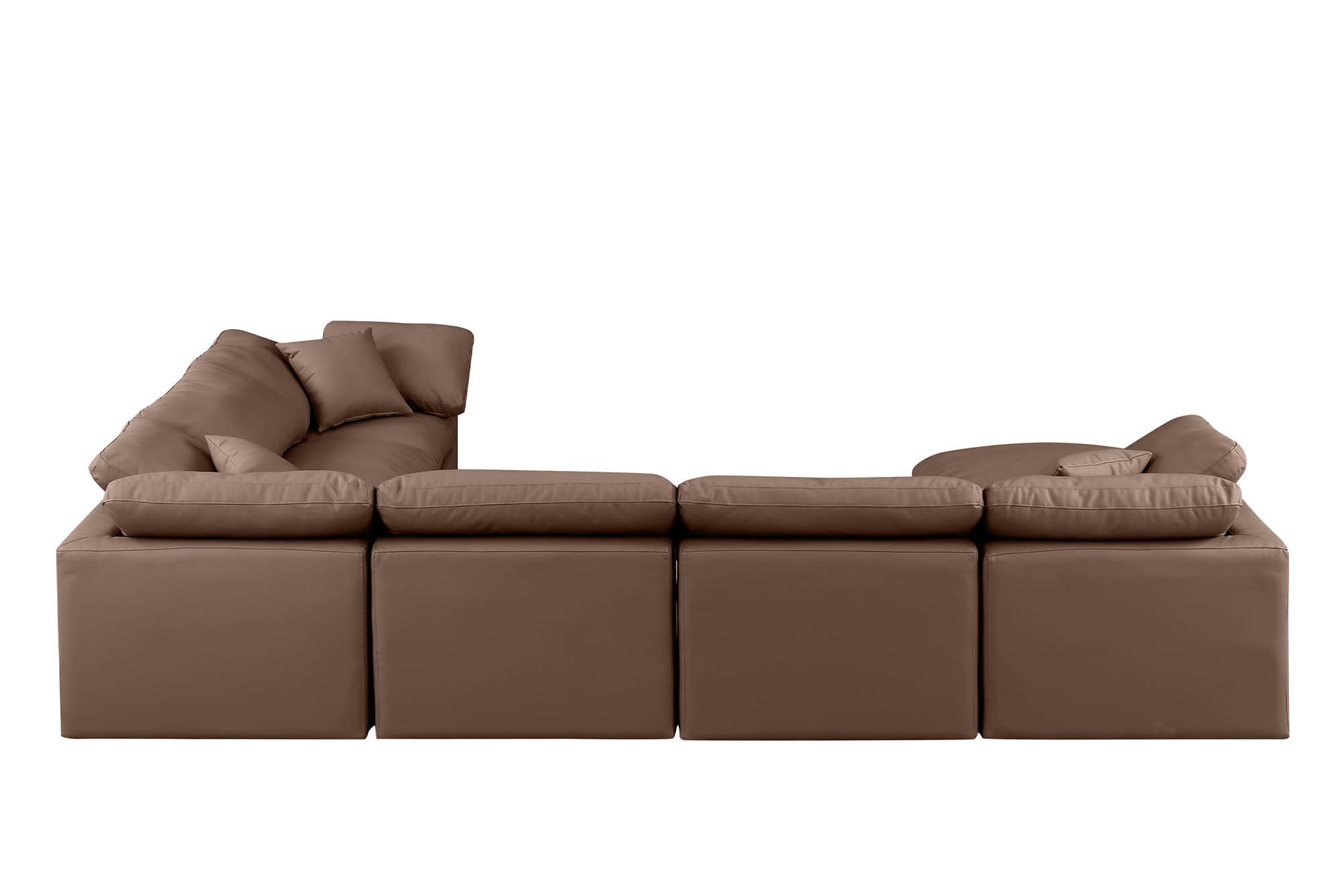 

    
146Brown-Sec7A Meridian Furniture Modular Sectional Sofa
