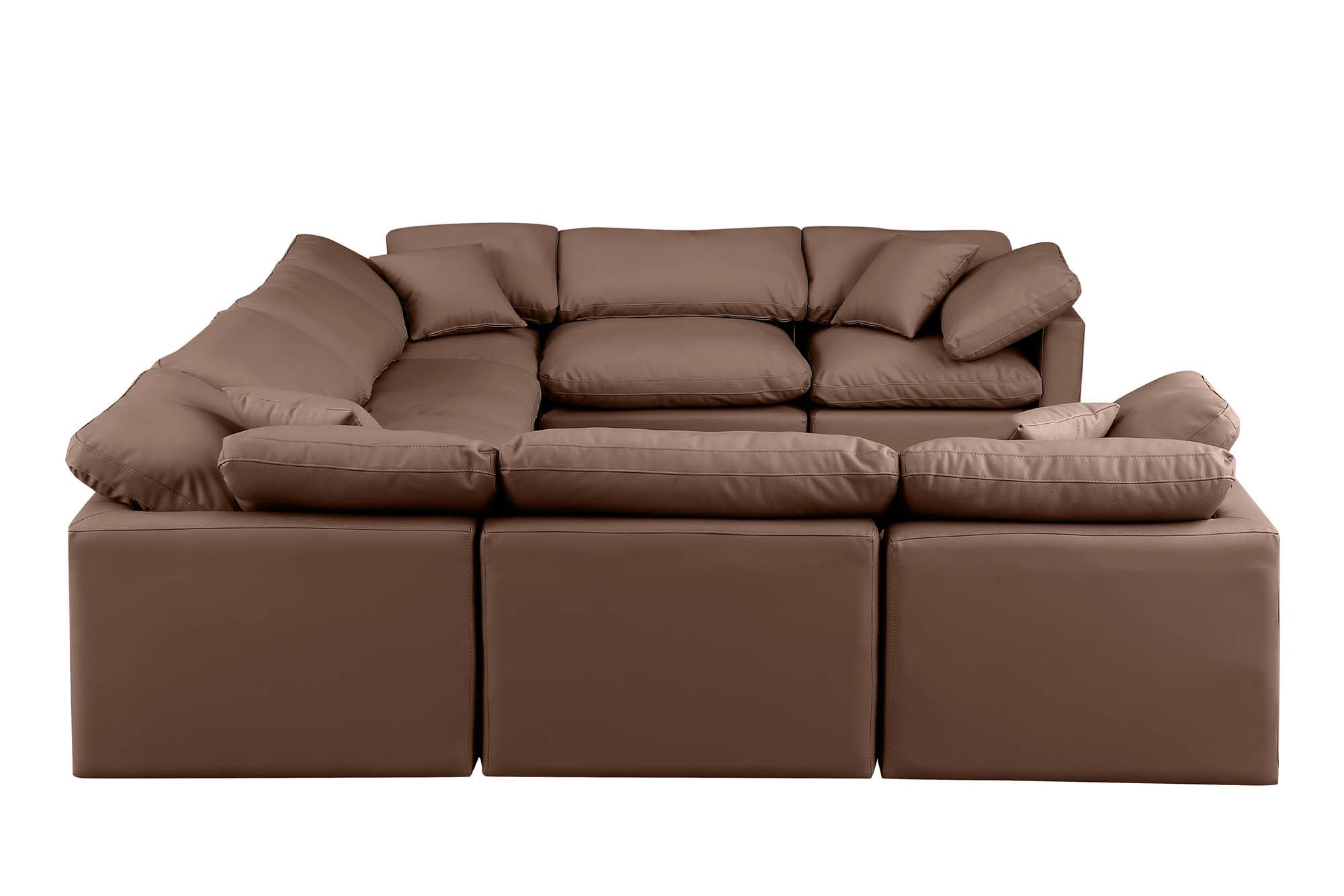 

    
146Brown-Sec8A Meridian Furniture Modular Sectional Sofa
