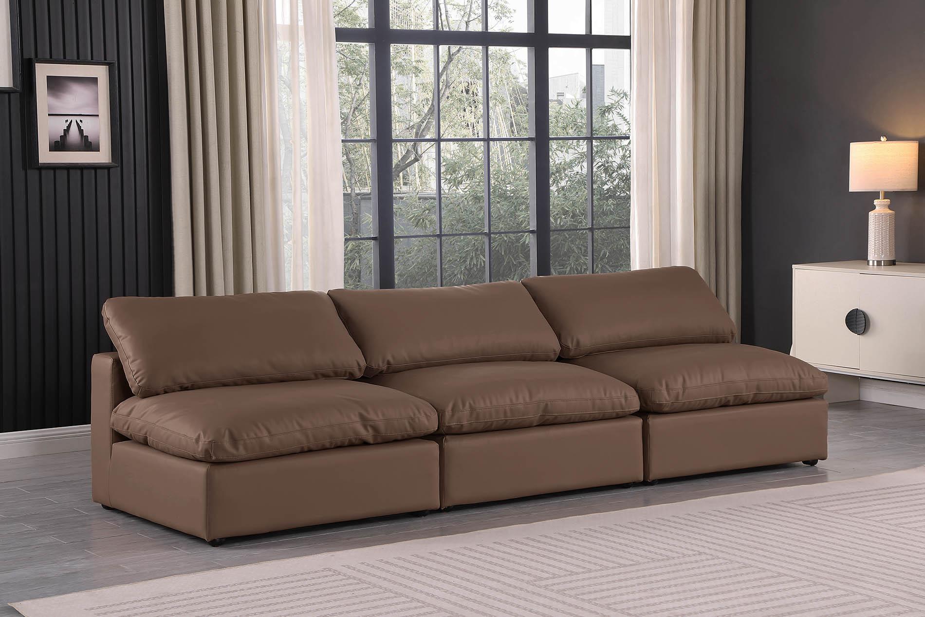 

    
Brown Vegan Leather Modular Sofa COMFY 188Brown-S117 Meridian Contemporary

