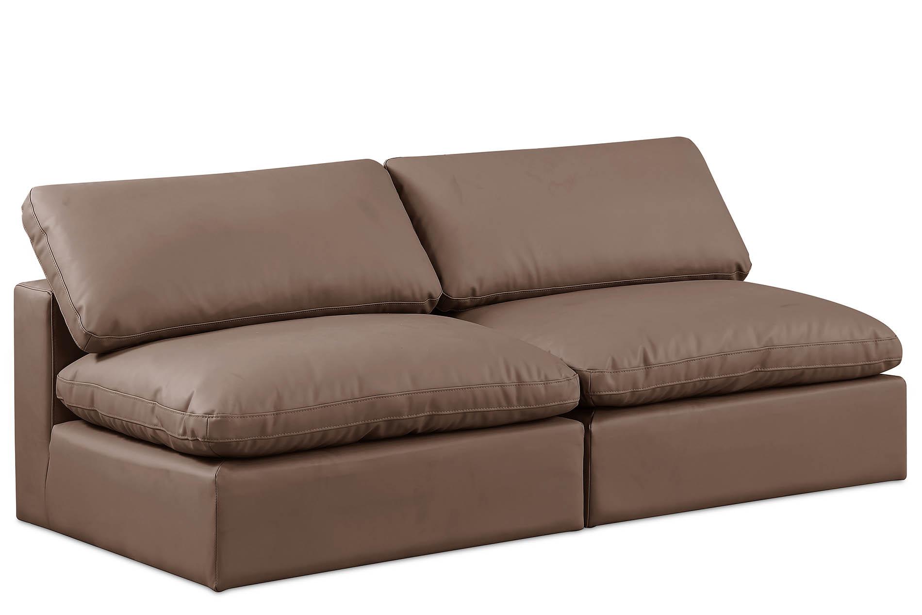 

    
Brown Vegan Leather Modular Sofa COMFY 188Brown-S78 Meridian Contemporary

