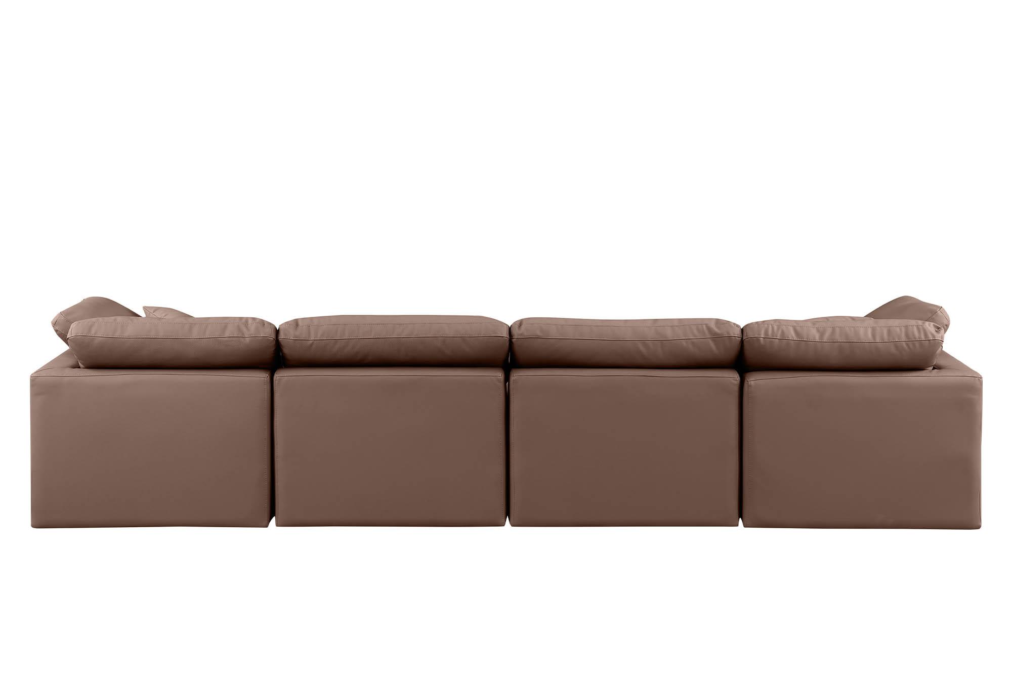 

    
146Brown-S140 Meridian Furniture Modular Sofa

