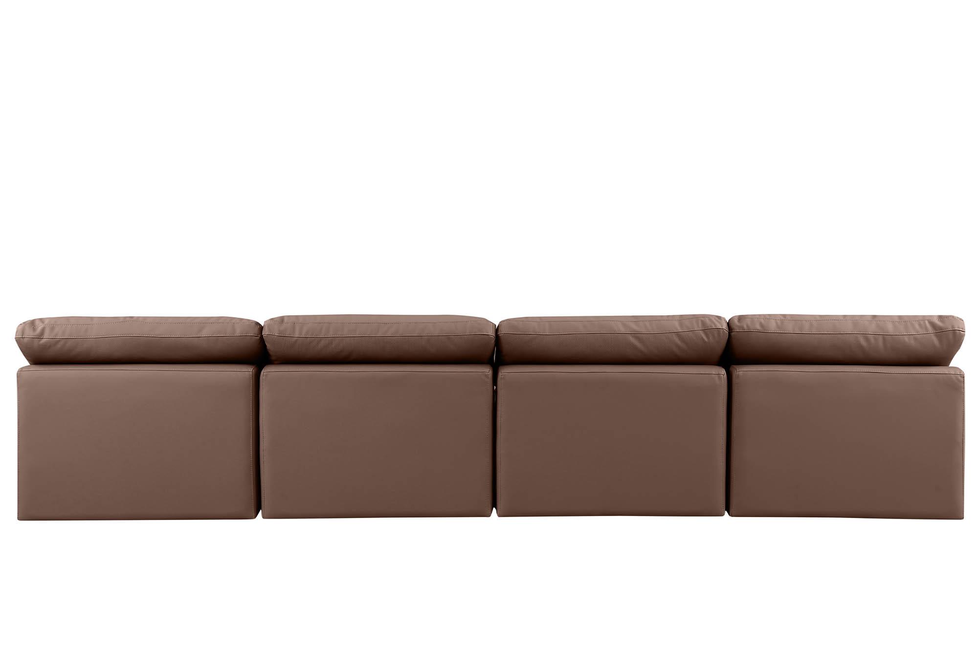 

    
146Brown-S4 Meridian Furniture Modular Sofa

