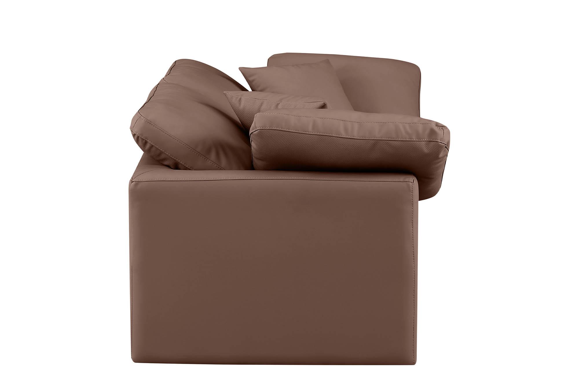 

        
Meridian Furniture INDULGE 146Brown-S70 Modular Sofa Brown Faux Leather 094308315669

