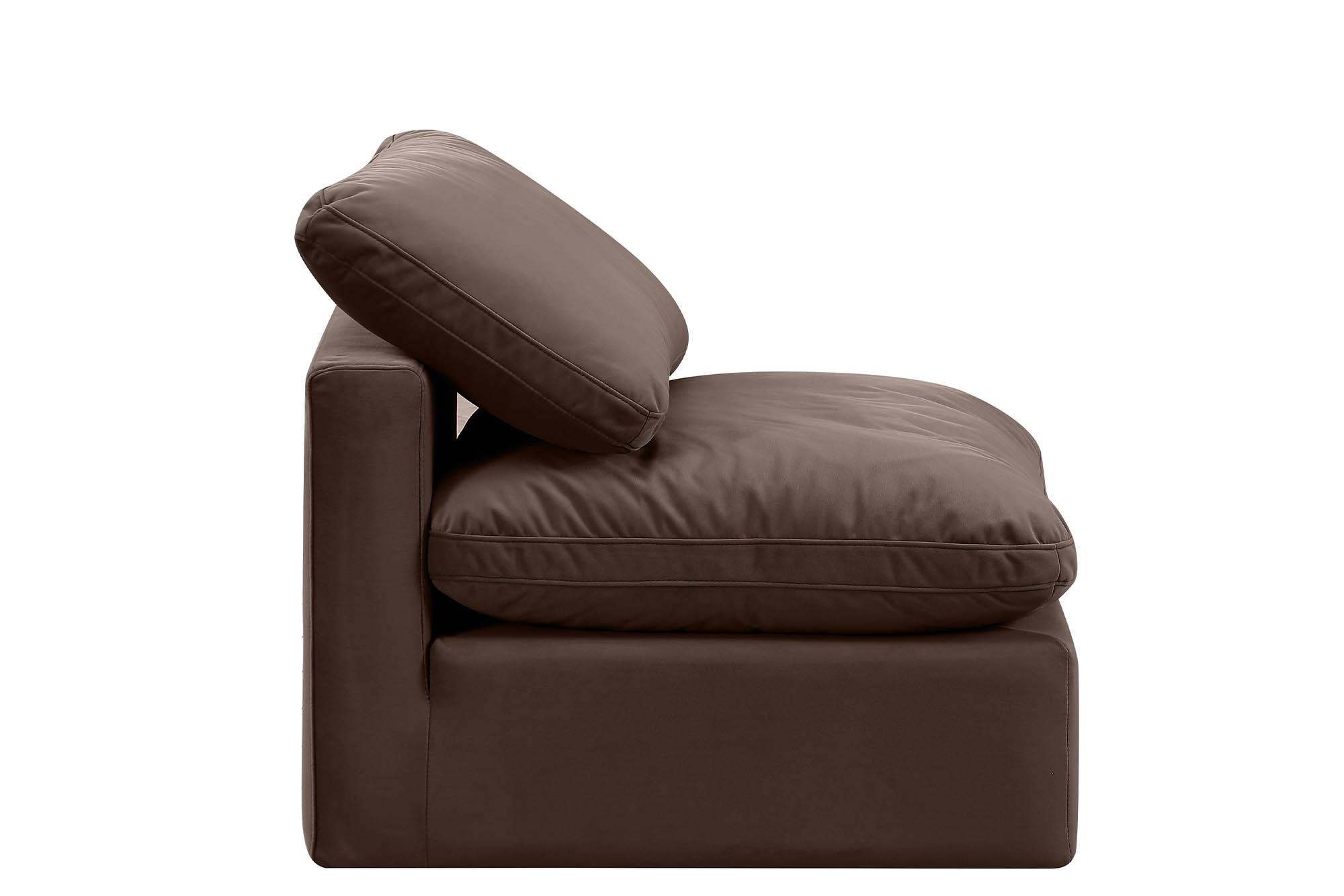 

    
Meridian Furniture INDULGE 147Brown-Armless Armless Chair Brown 147Brown-Armless
