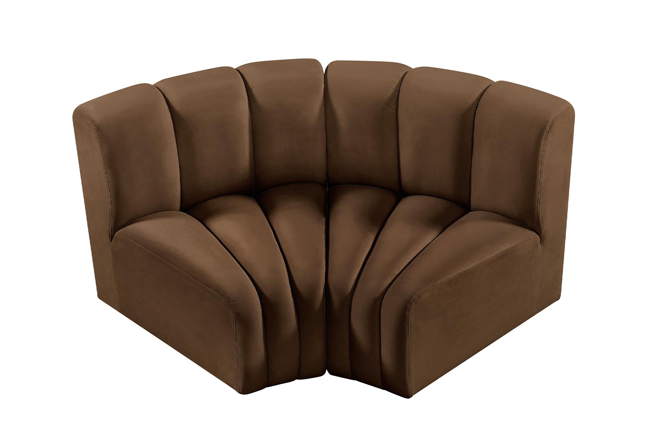 

        
Meridian Furniture ARC 103Brown-S2B Modular Sectional Sofa Brown Velvet 094308299860
