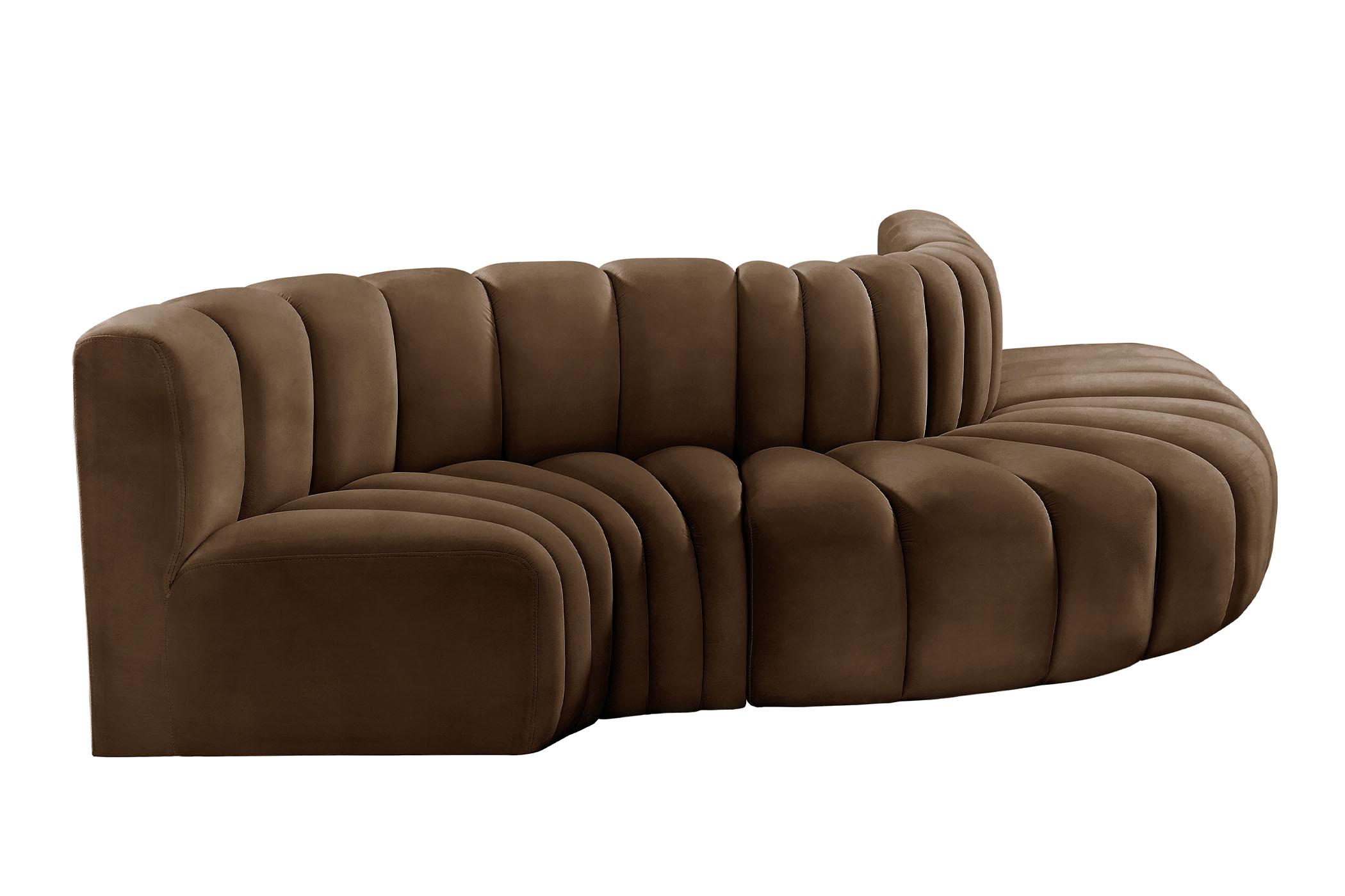 

    
103Brown-S5B Meridian Furniture Modular Sectional Sofa
