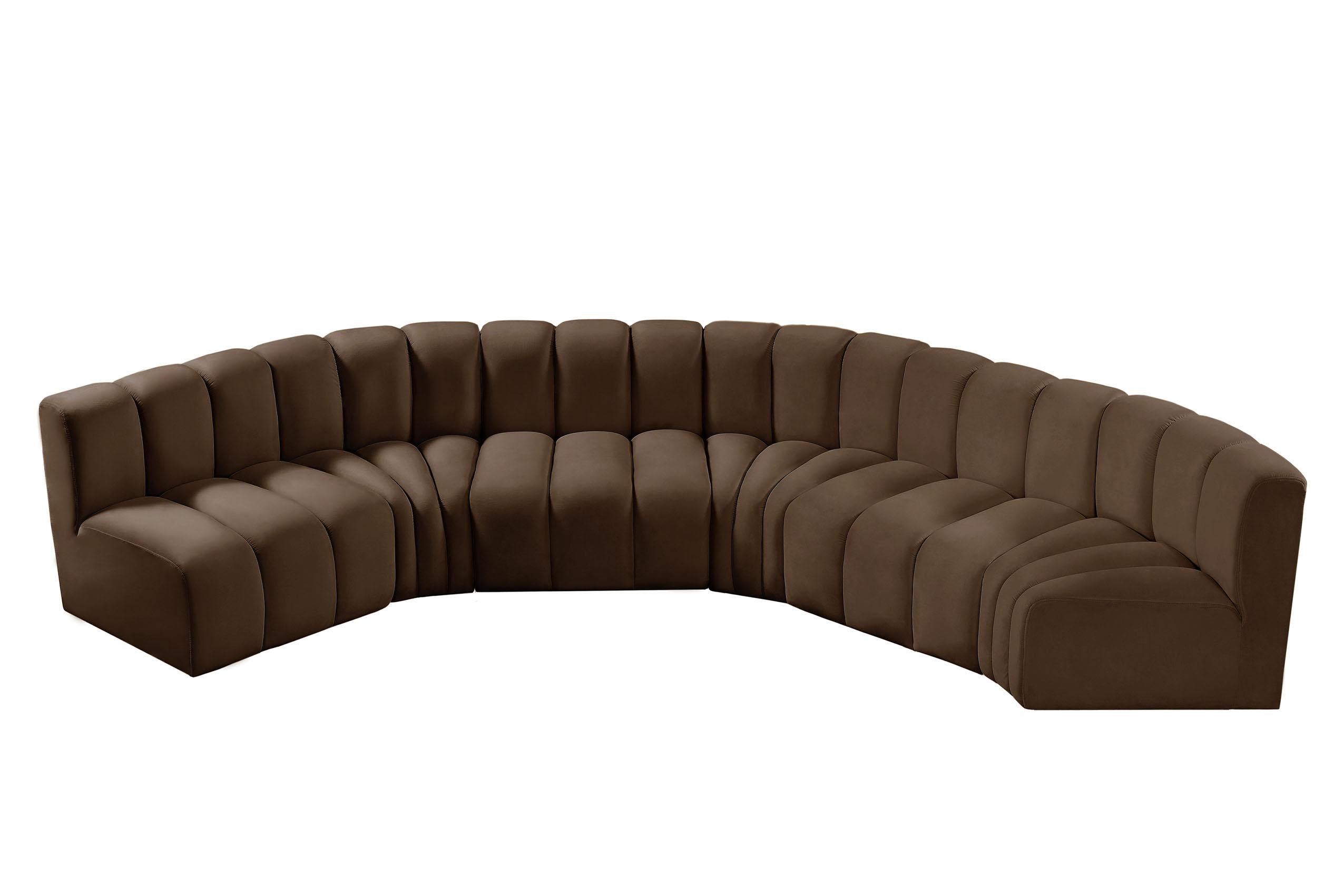 

    
Meridian Furniture ARC 103Brown-S6B Modular Sectional Sofa Brown 103Brown-S6B
