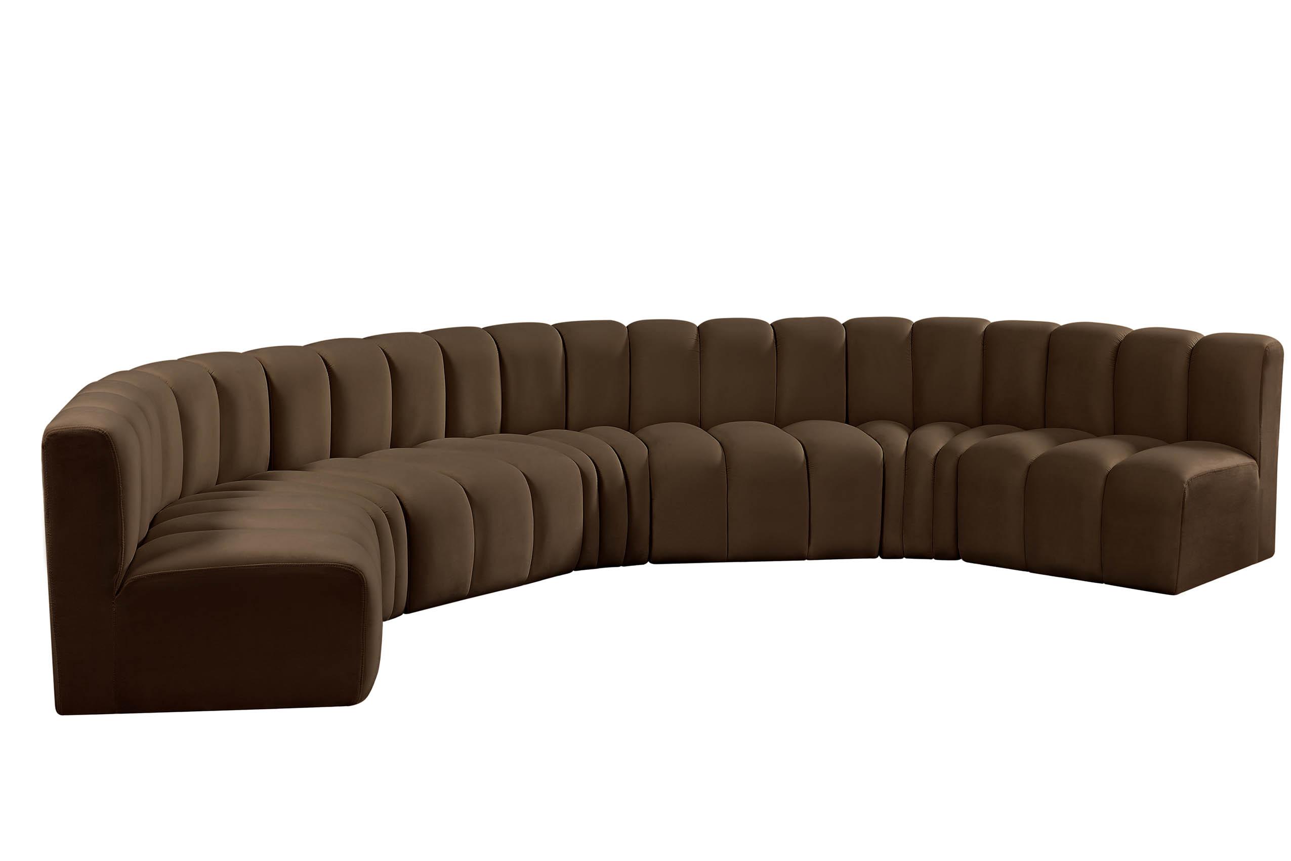 

    
103Brown-S7B Meridian Furniture Modular Sectional Sofa
