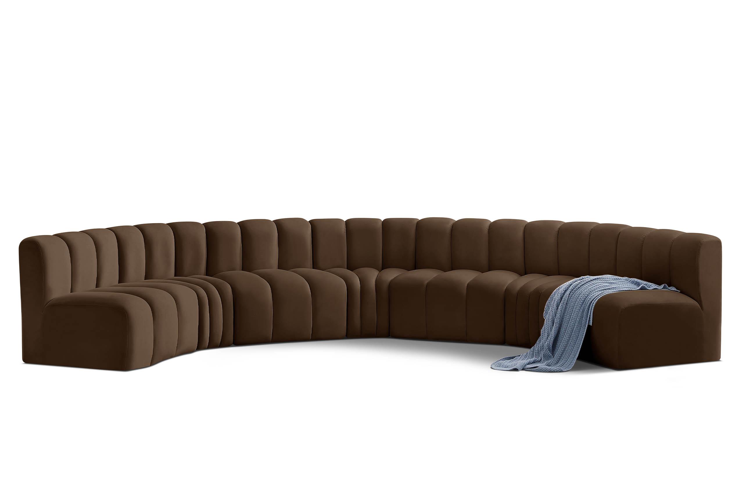 

    
Meridian Furniture ARC 103Brown-S7B Modular Sectional Sofa Brown 103Brown-S7B
