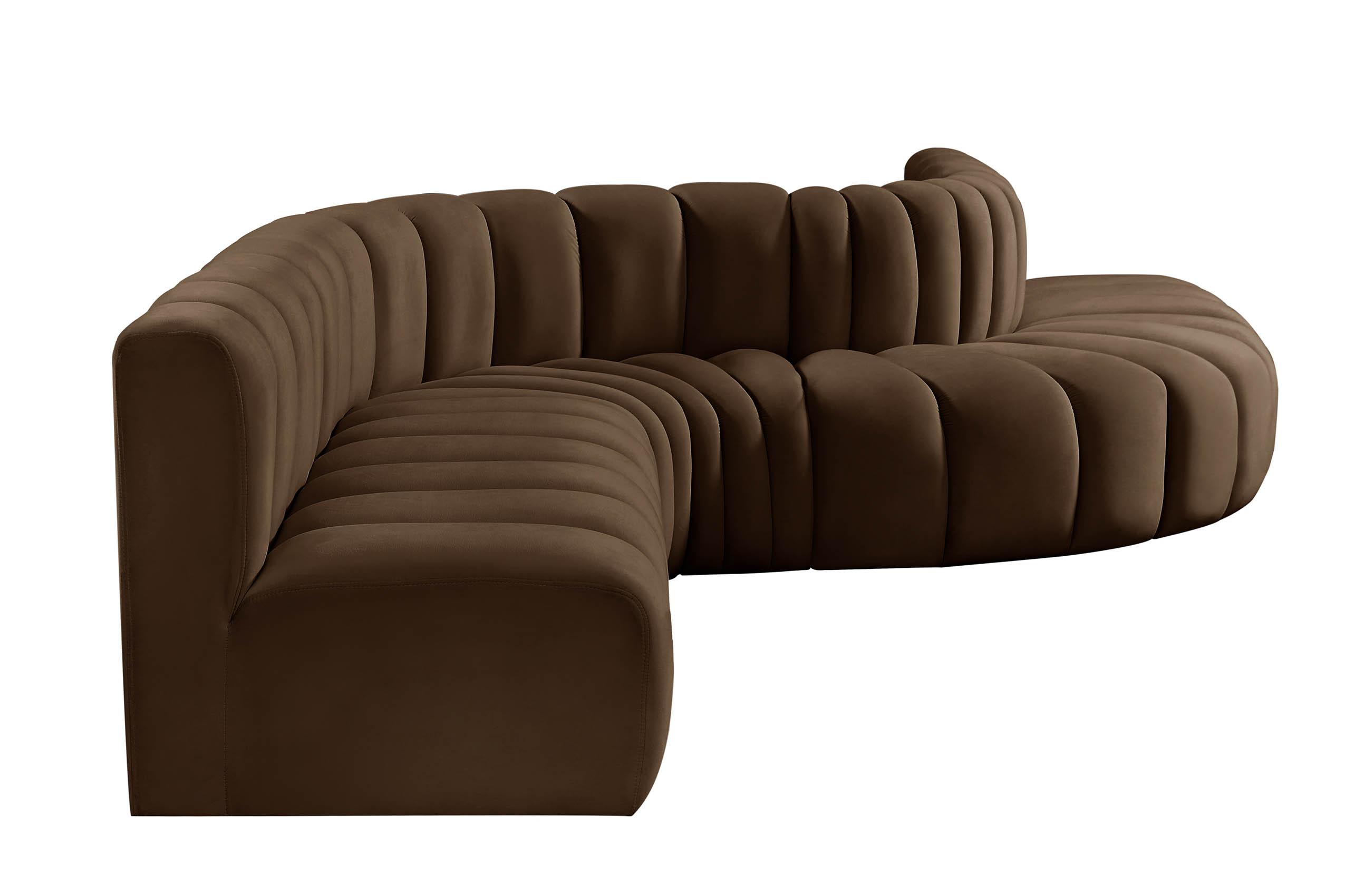 

    
103Brown-S7C Meridian Furniture Modular Sectional Sofa

