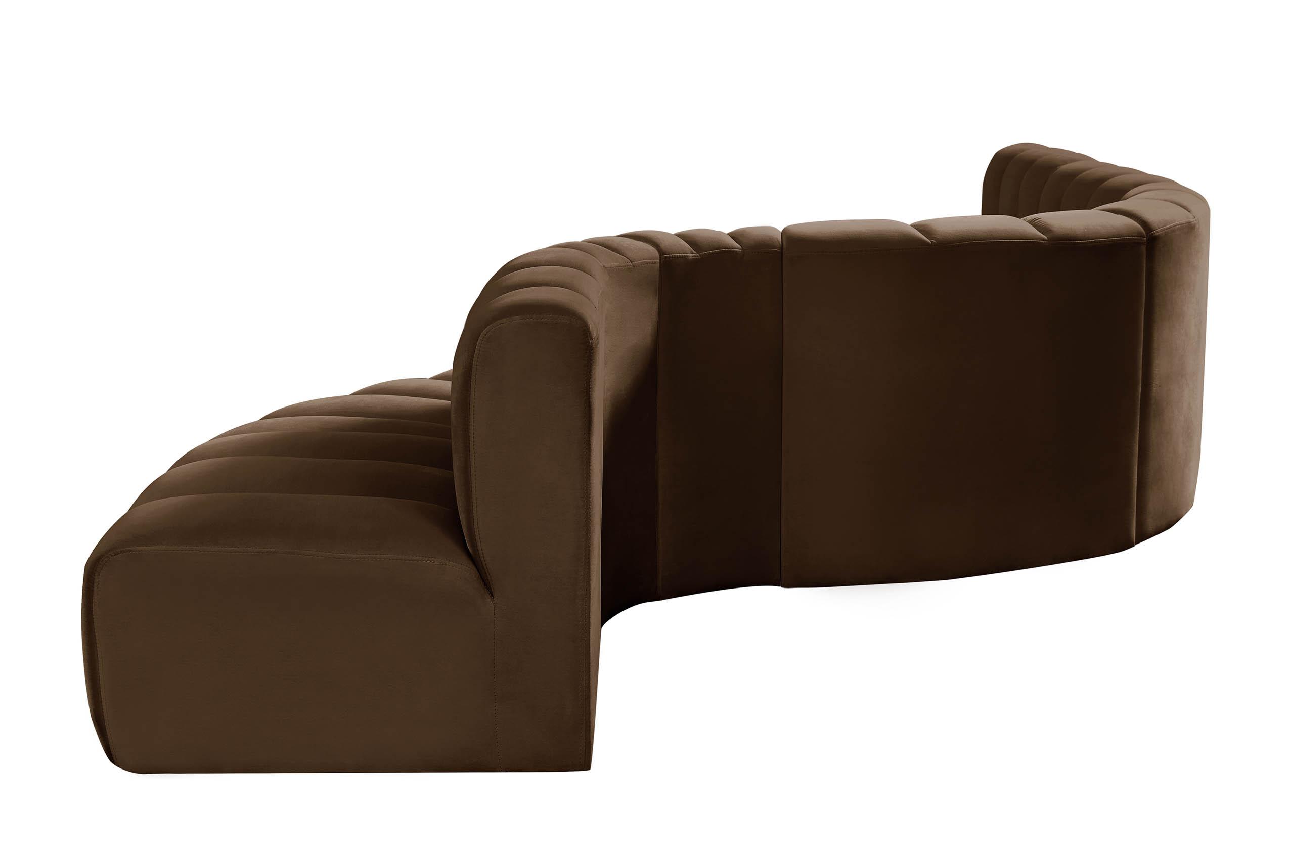 

    
103Brown-S7C Brown Velvet Channel Tufted Modular Sectional ARC 103Brown-S7C Meridian Modern
