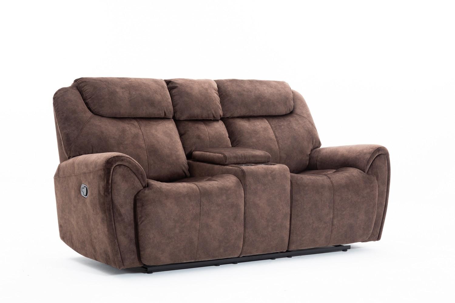 

    
Brown Velvet Fabric Reclining Sofa Contemporary  Global United 5008
