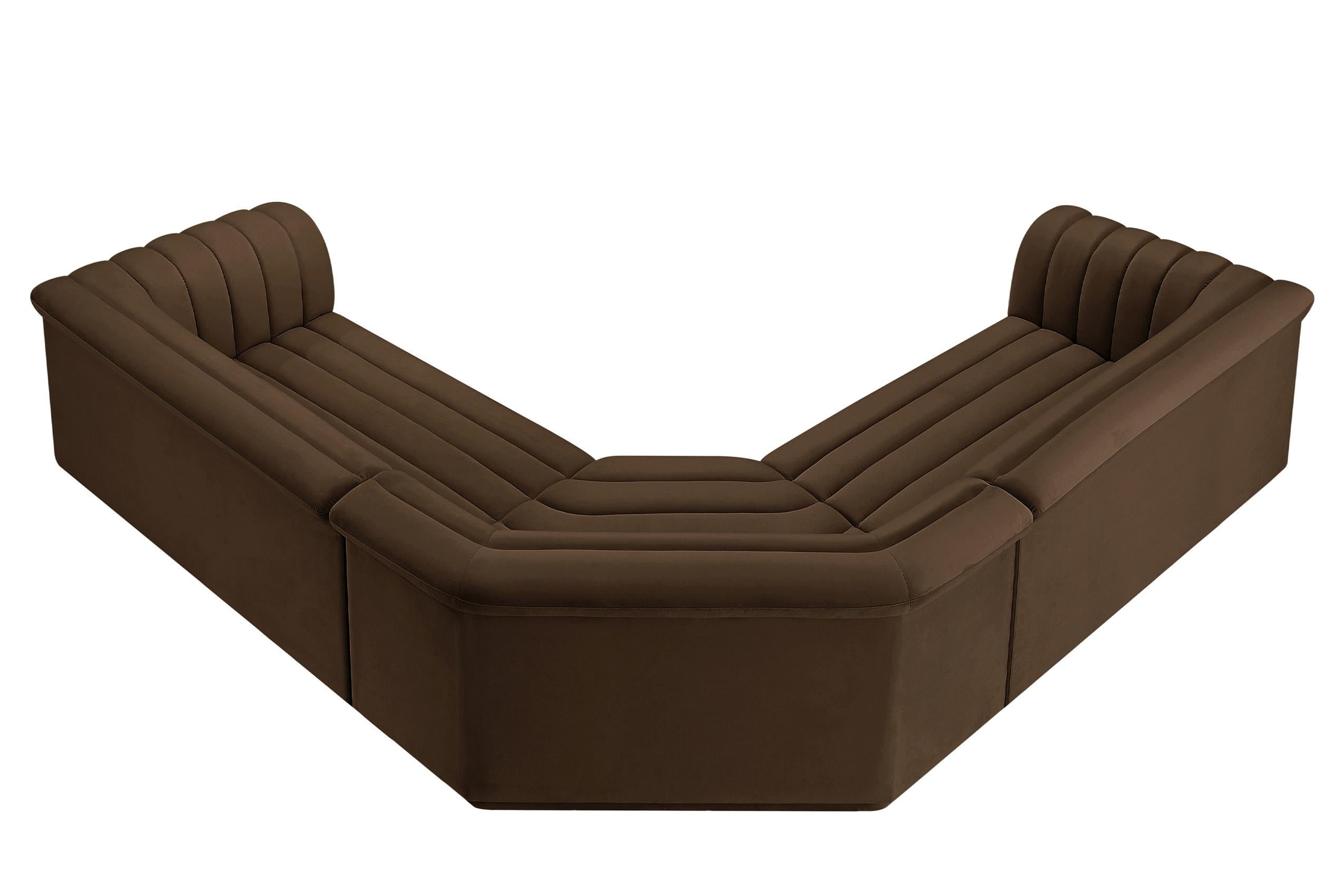 

    
194Brown-Sectional Meridian Furniture Modular Sectional
