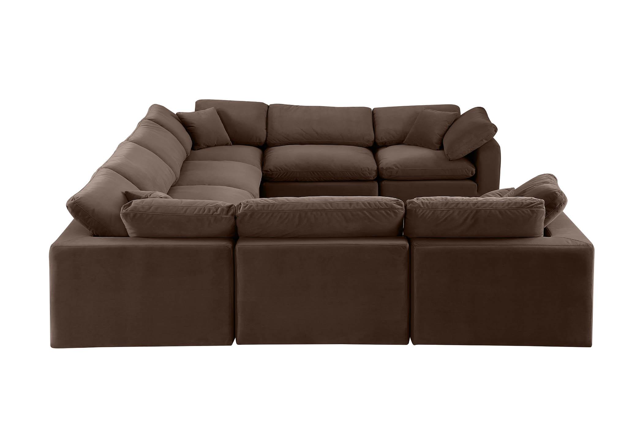 

        
Meridian Furniture 189Brown-Sec8A Modular Sectional Brown Velvet 094308290294
