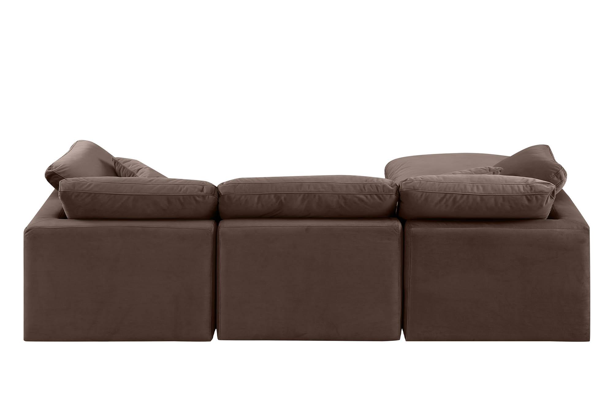 

    
147Brown-Sec4A Meridian Furniture Modular Sectional Sofa
