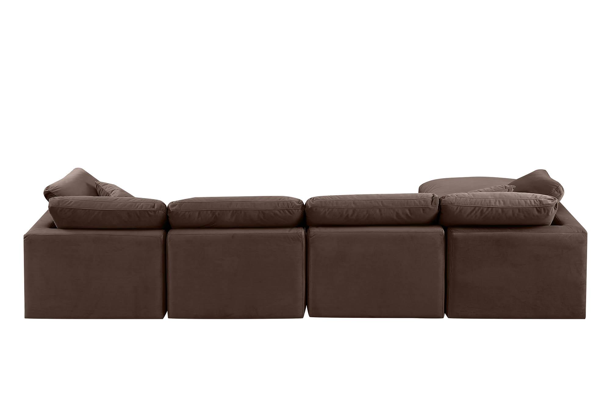 

    
147Brown-Sec5A Meridian Furniture Modular Sectional Sofa
