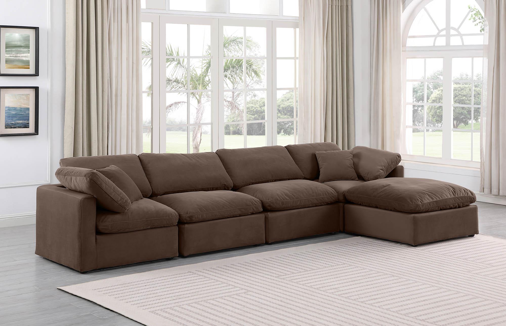 

    
Brown Velvet Modular Sectional INDULGE 147Brown-Sec5A Meridian Contemporary
