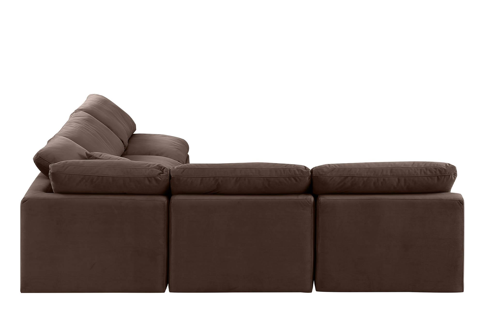 

    
147Brown-Sec5B Meridian Furniture Modular Sectional Sofa
