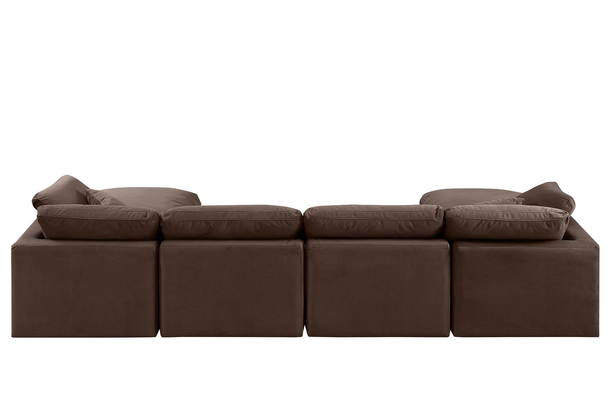 

    
147Brown-Sec6B Meridian Furniture Modular Sectional Sofa
