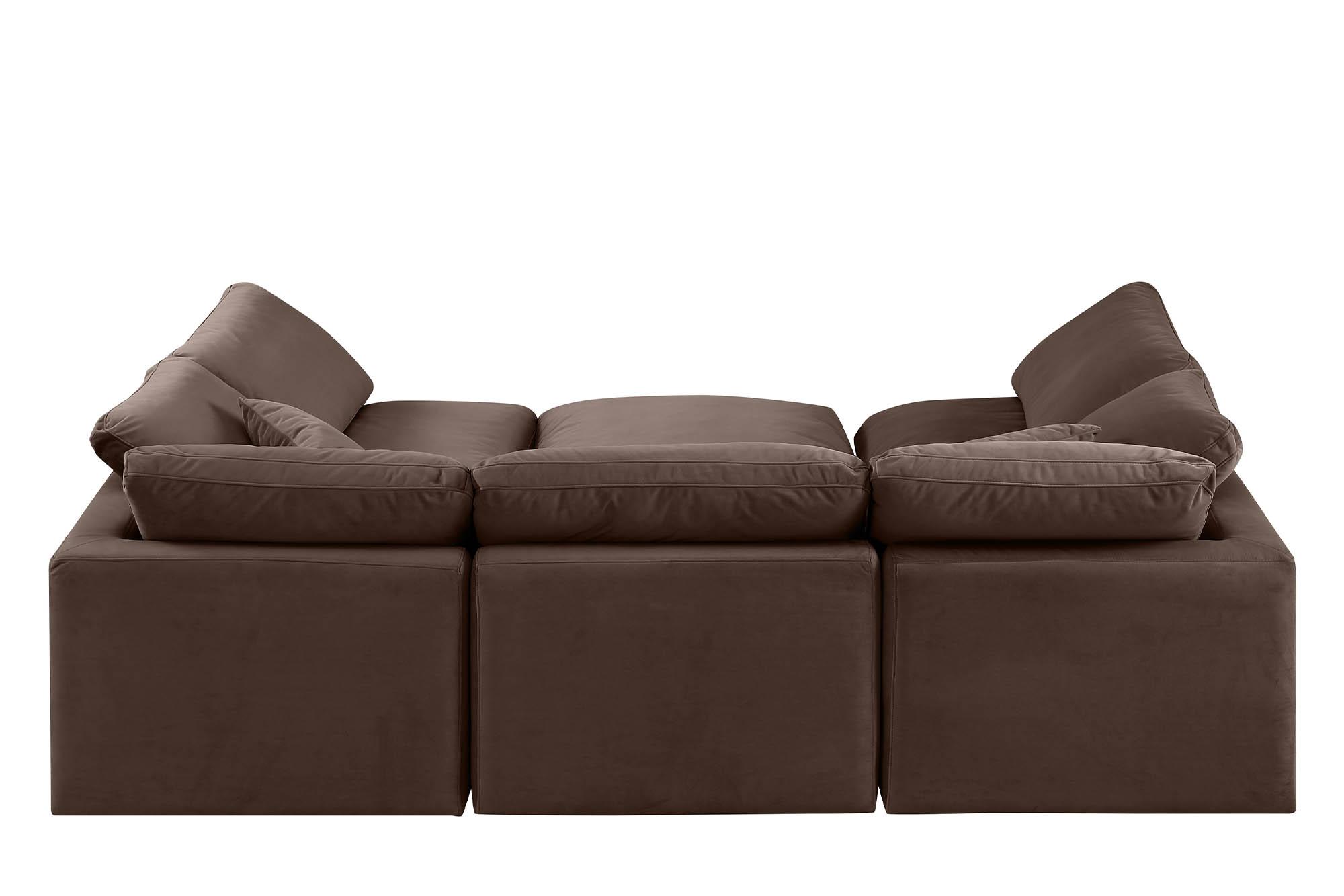 

    
147Brown-Sec6C Meridian Furniture Modular Sectional Sofa
