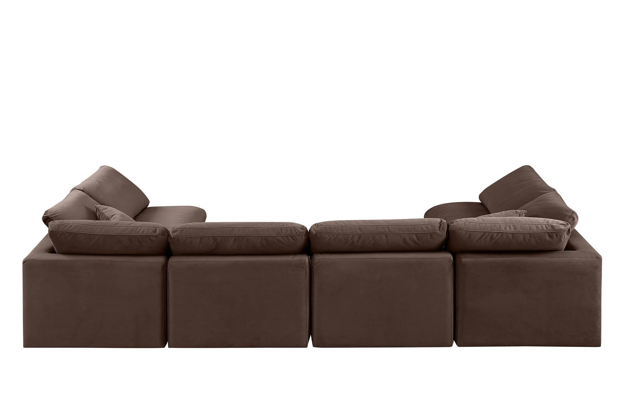 

    
147Brown-Sec6D Meridian Furniture Modular Sectional Sofa
