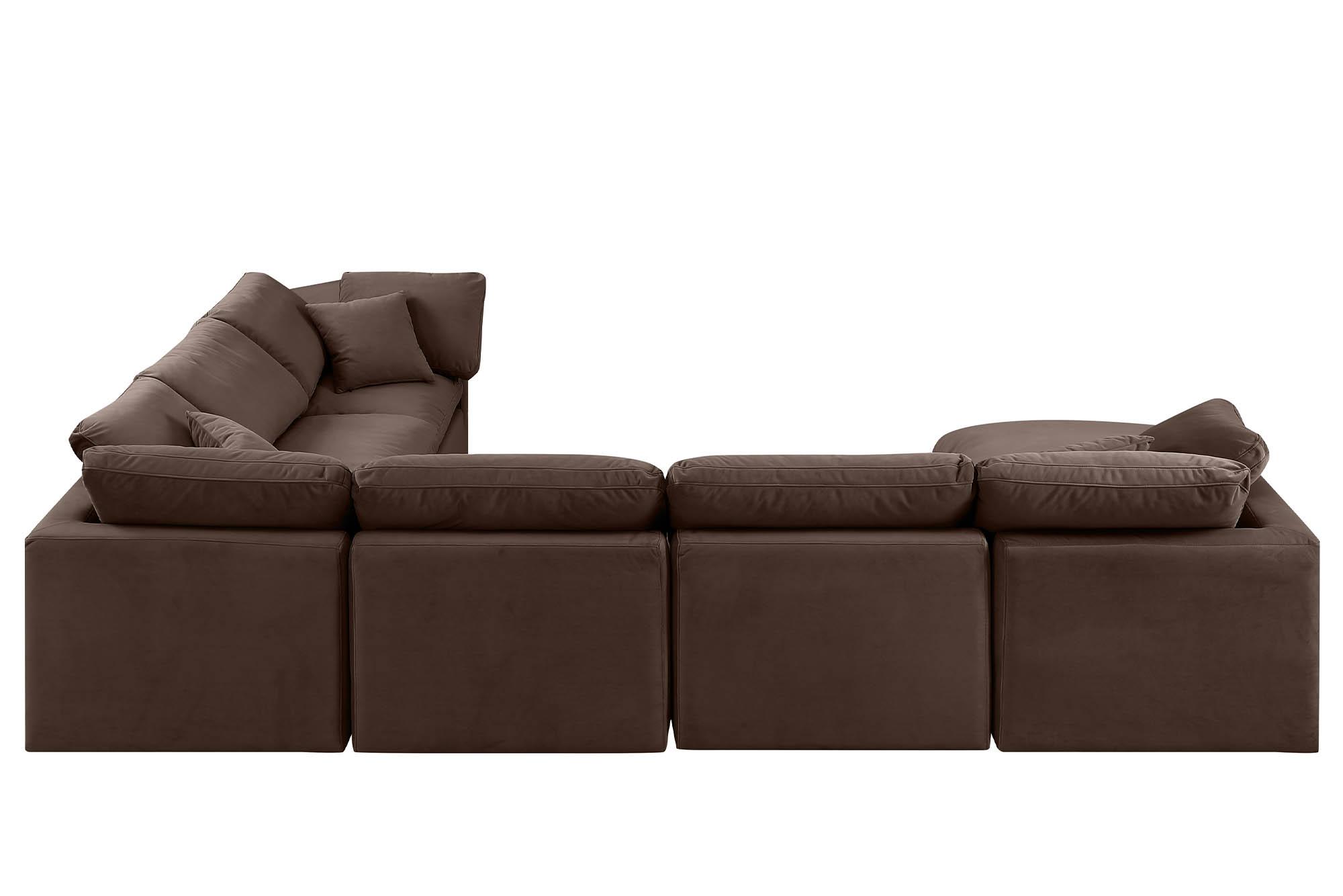 

    
147Brown-Sec7A Meridian Furniture Modular Sectional Sofa

