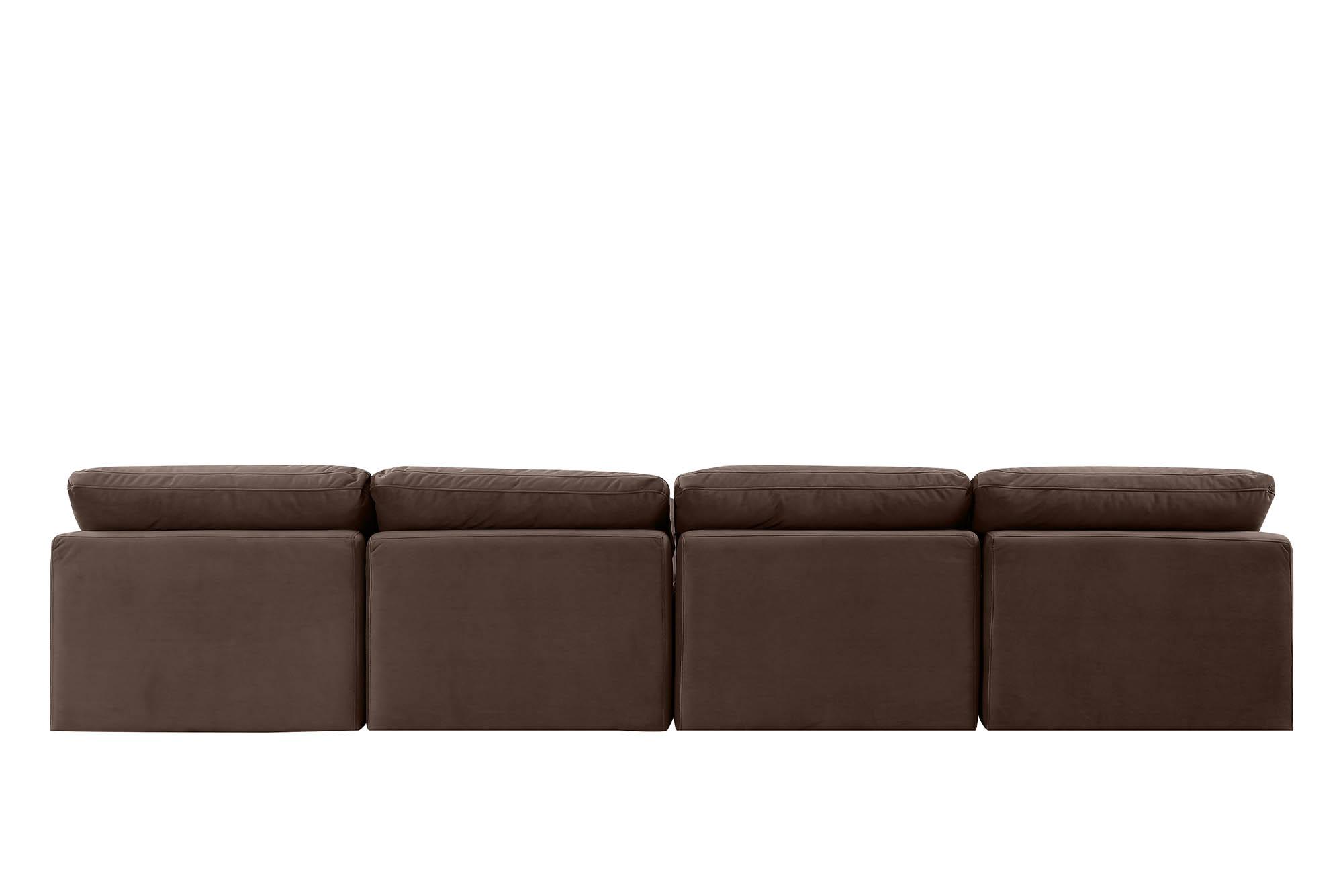 

    
147Brown-S4 Meridian Furniture Modular Sofa

