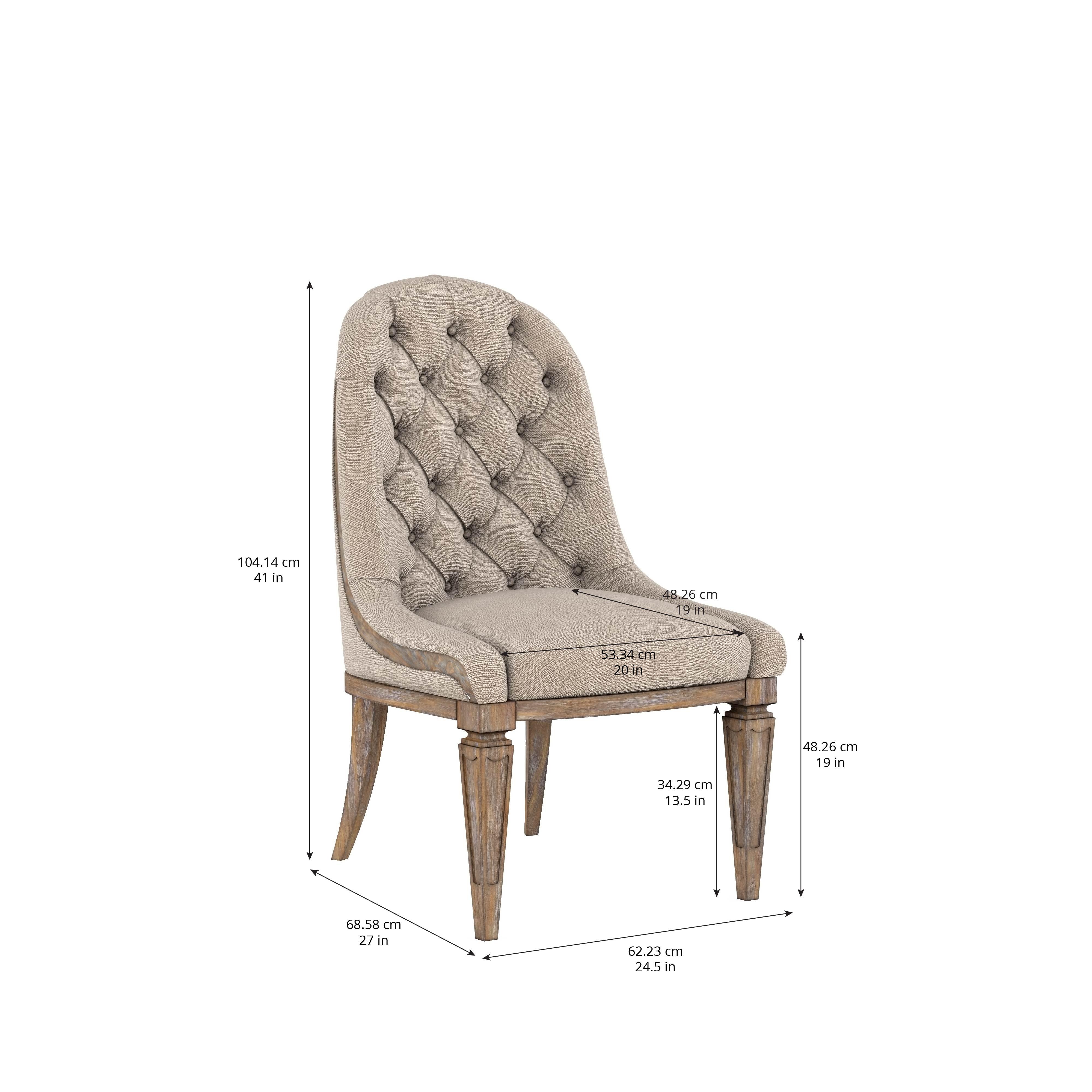 

    
a.r.t. furniture Architrave Side Chair Set Brown 277206-2608-2pcs
