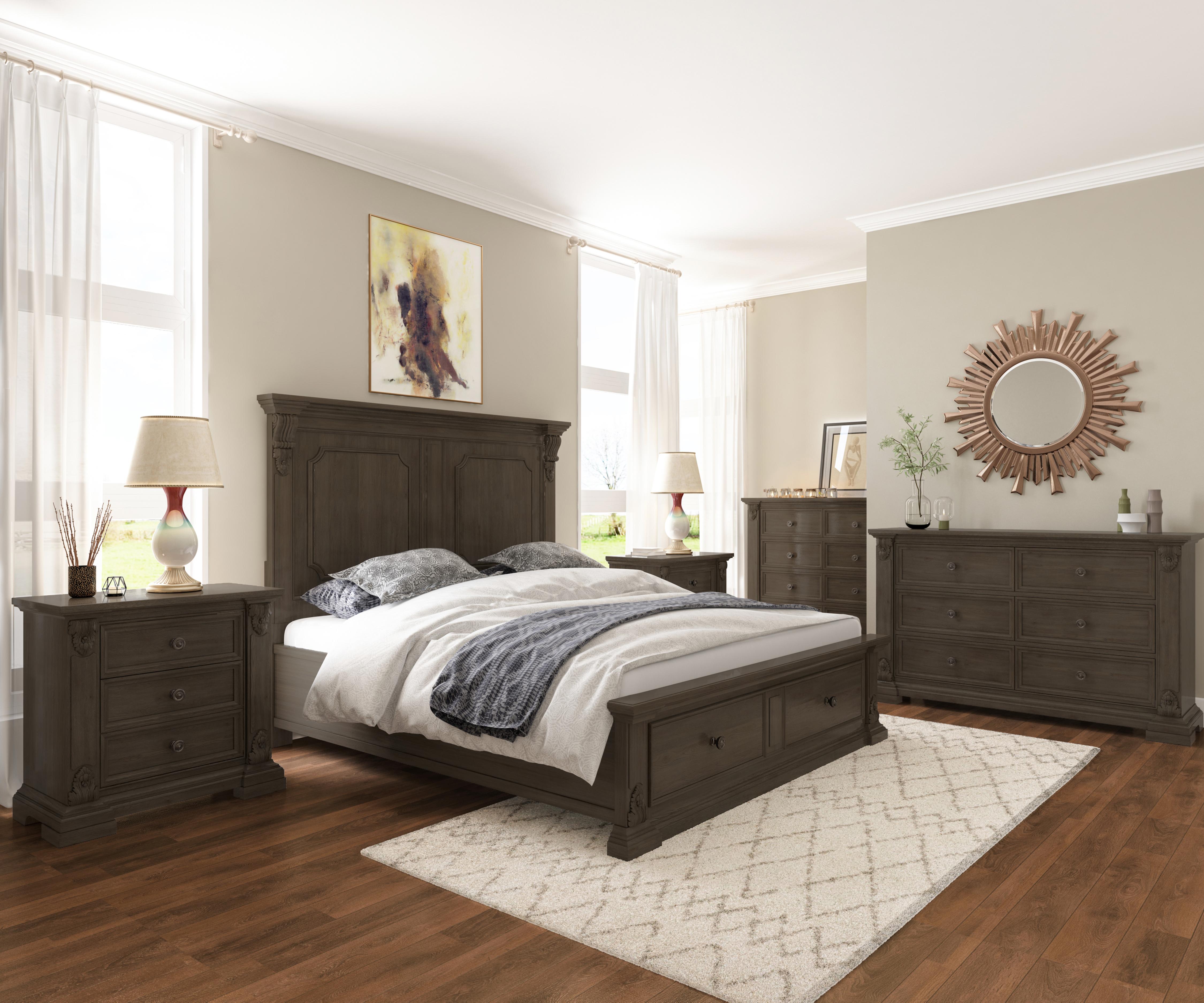 

    
341136-2816-BR-2N-3PCS Brown Wood Bedroom Set 3Pcs King Size by A.R.T. Furniture Heritage Hill
