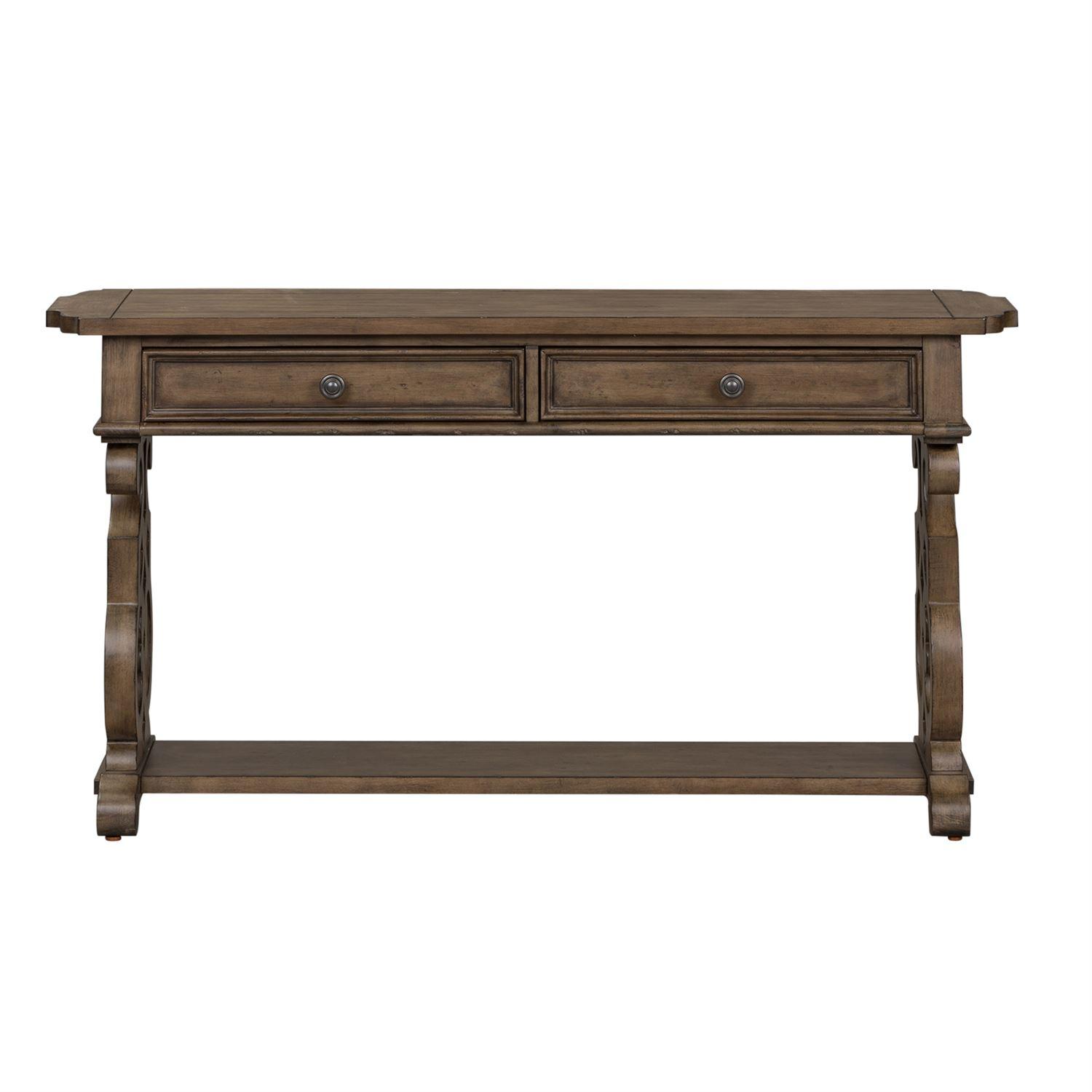 

    
Brown Wood Console Table Parisian Marketplace (598-OT) Liberty Furniture
