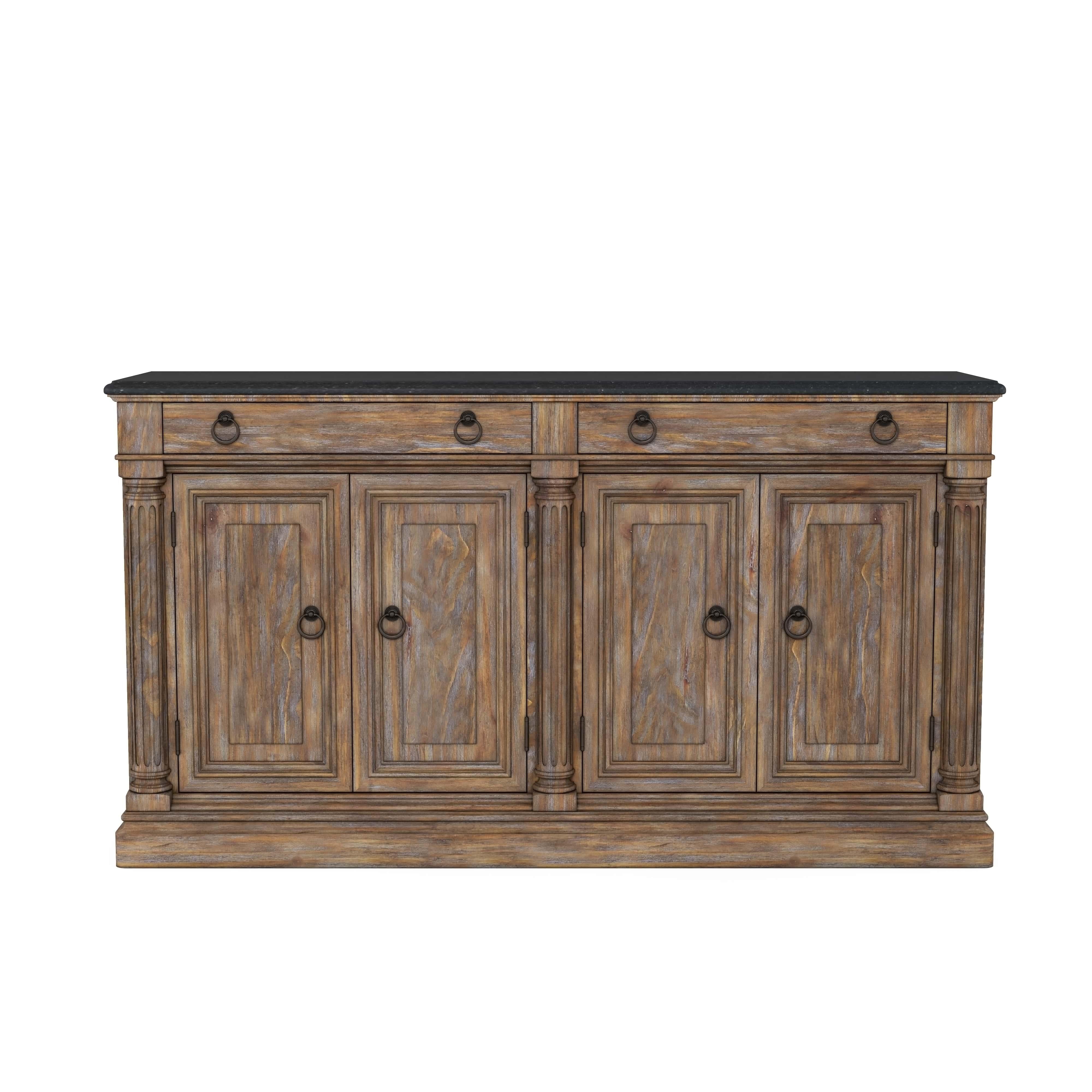 Traditional, Farmhouse Buffet Architrave 277252-2608 in Brown 