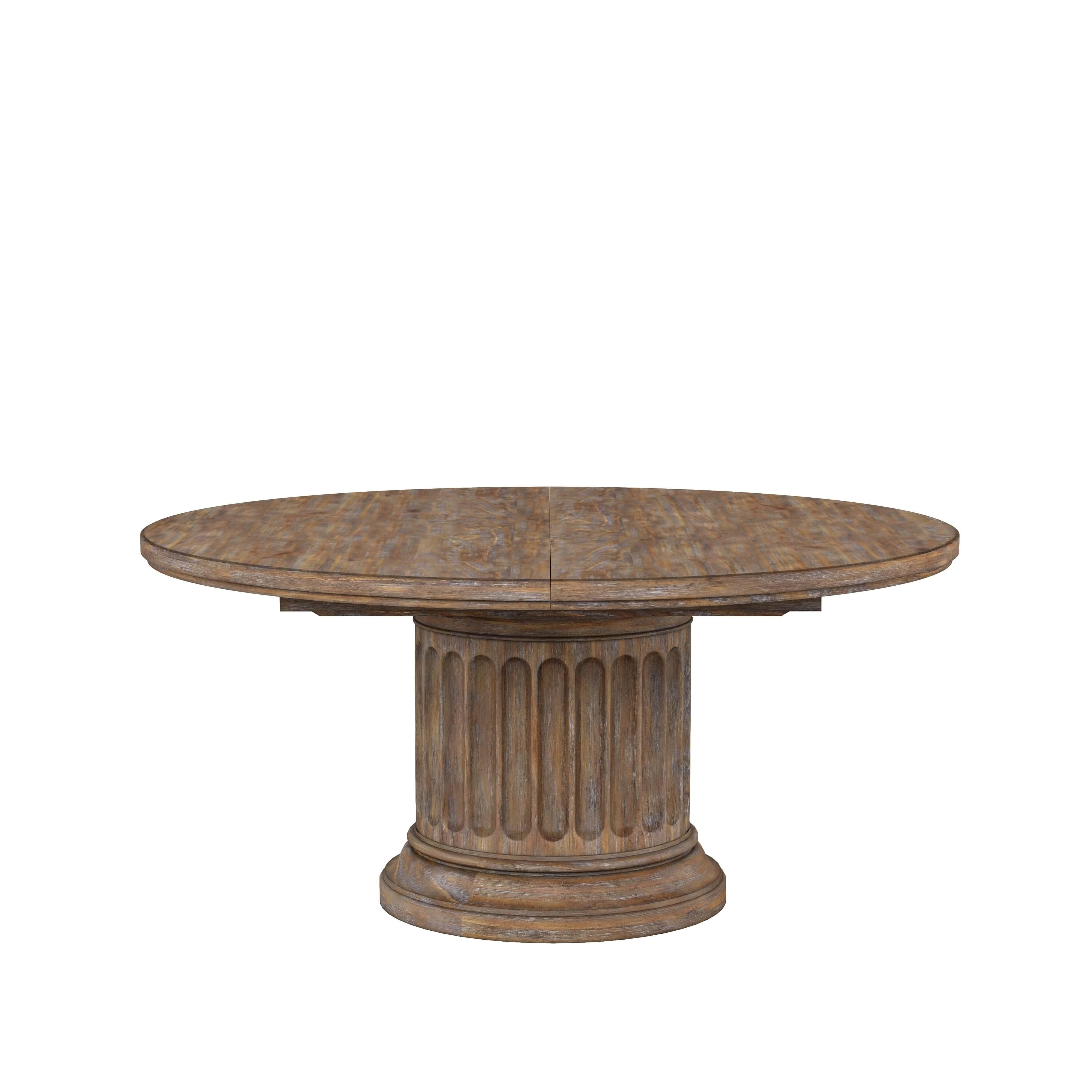 

    
Brown Wood Dining Room Round Table by A.R.T. Furniture Architrave
