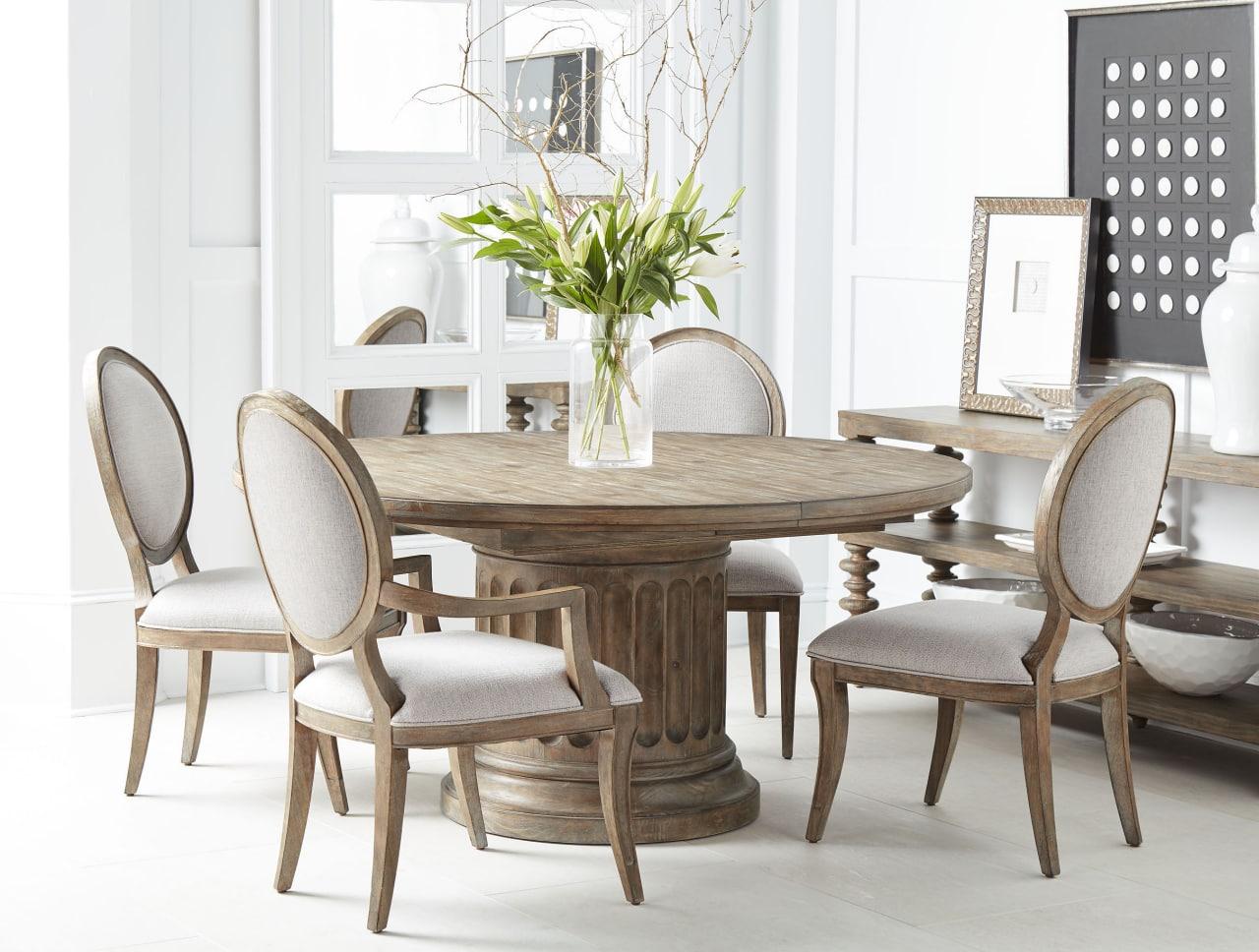 

    
Brown Wood Dining Room Set 5Pcs by A.R.T. Furniture Architrave
