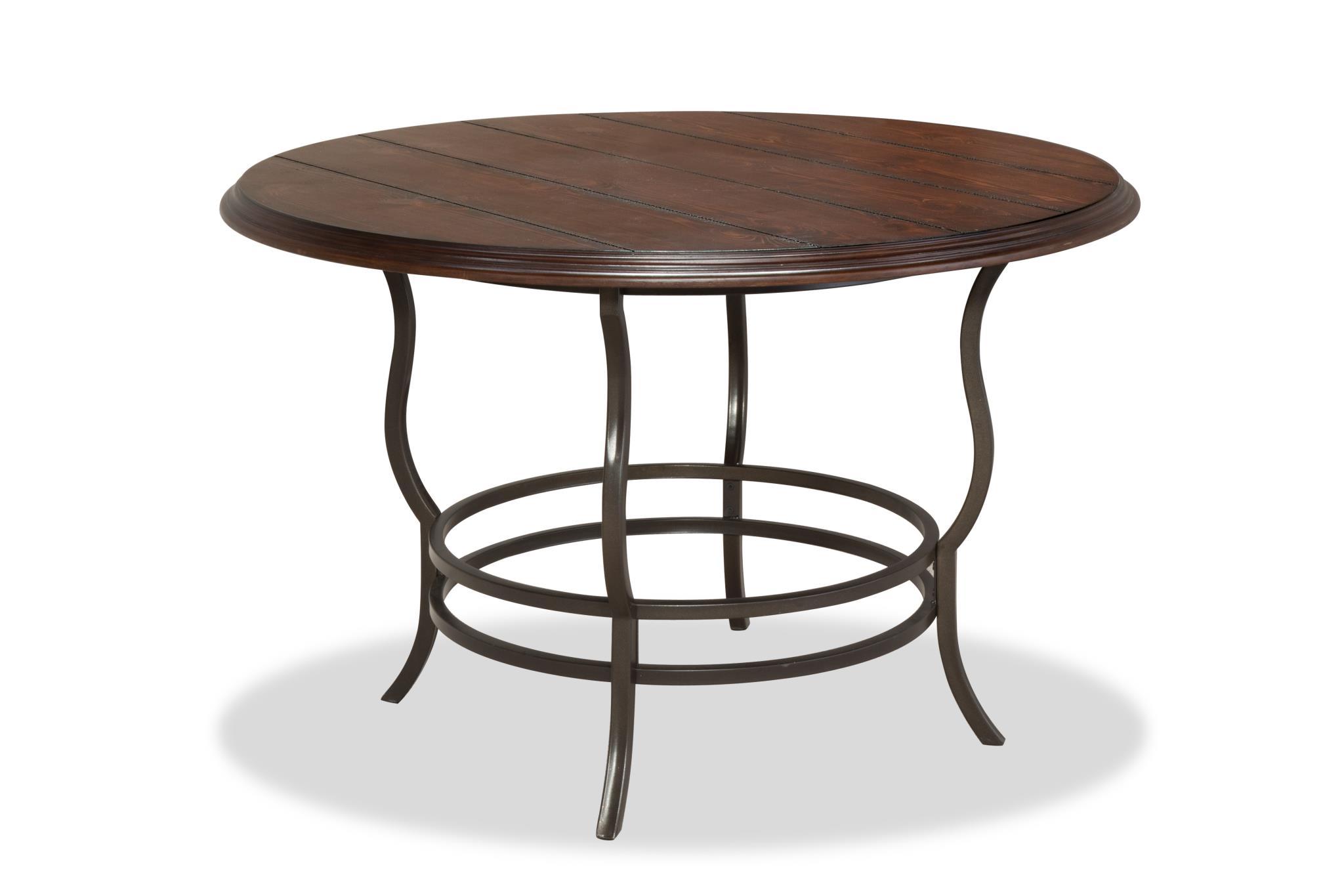 Transitional, Farmhouse Dining Table Midland 4652 in Brown 