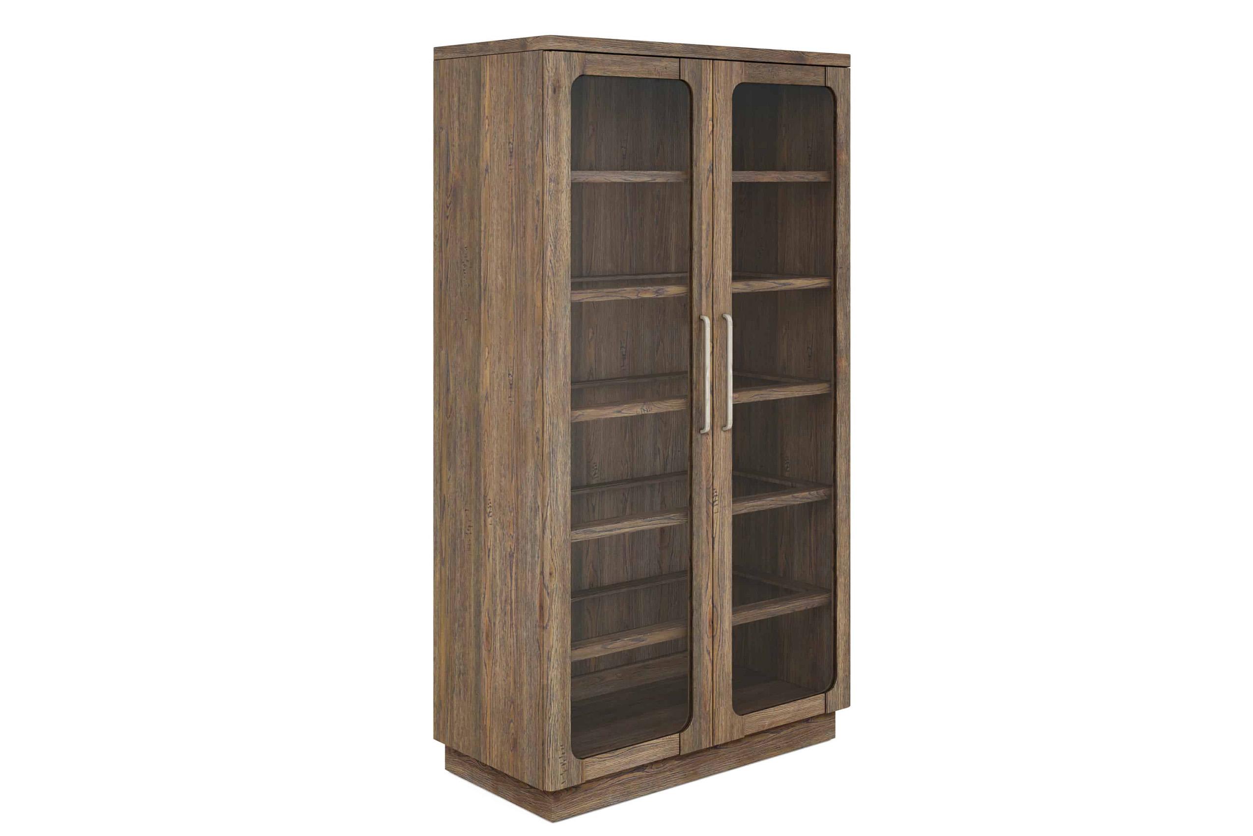 Contemporary, Modern, Traditional Display Cabinet 284240-2303 284240-2303 in Brown 