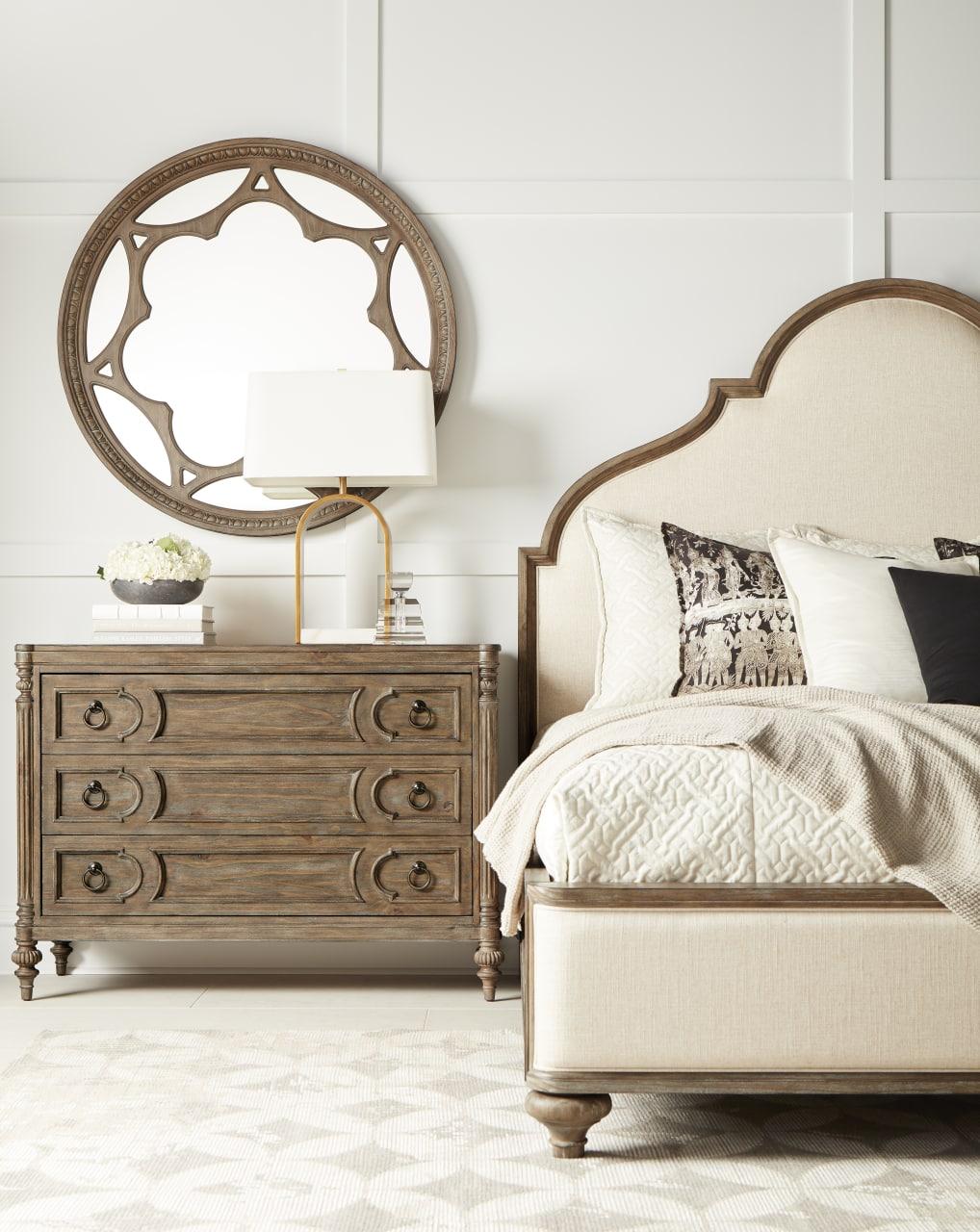 

    
Brown Wood Dresser + Mirror Set by A.R.T. Furniture Architrave
