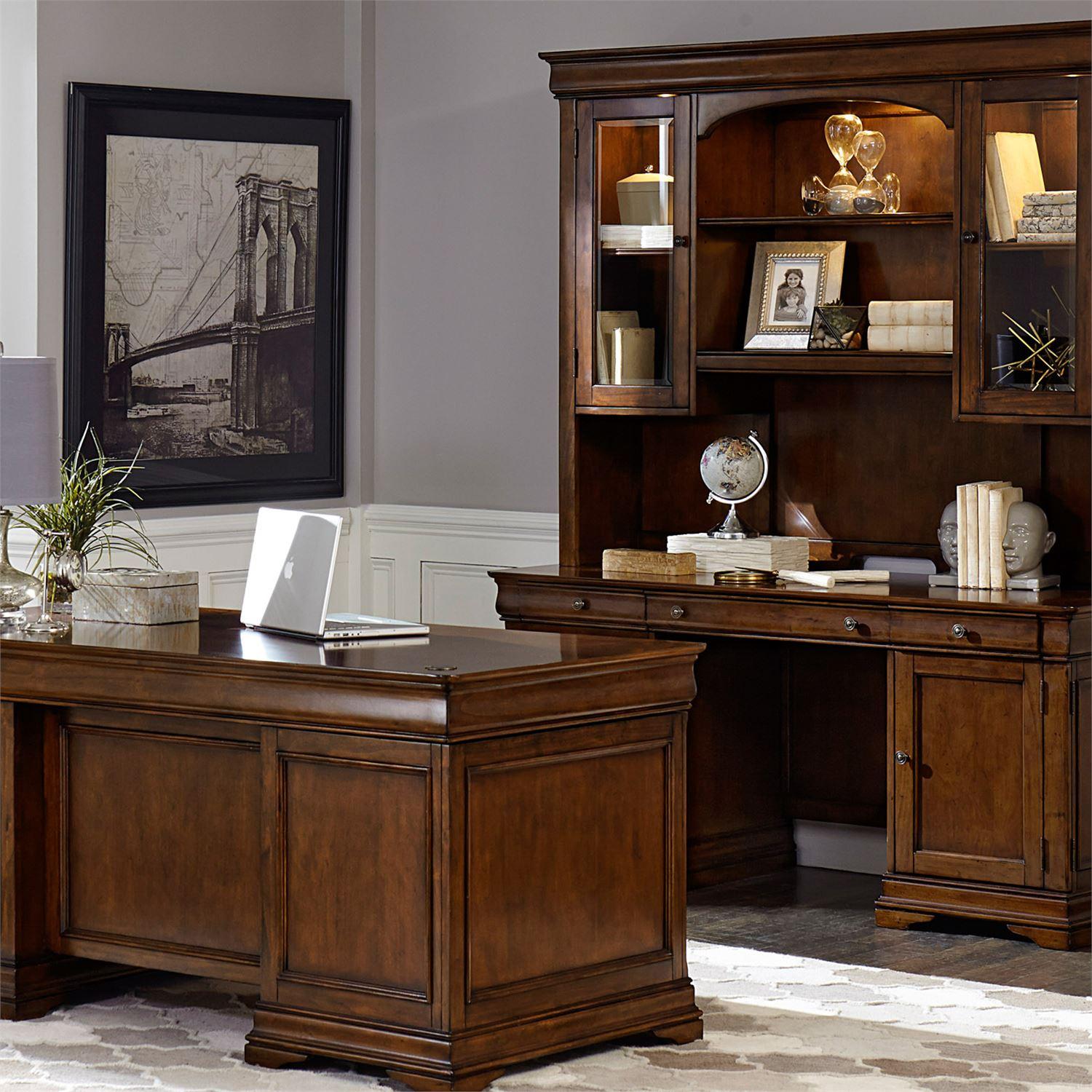 Liberty Furniture Chateau Valley  (901-HOJ) Executive Desk Set Executive Desk Set